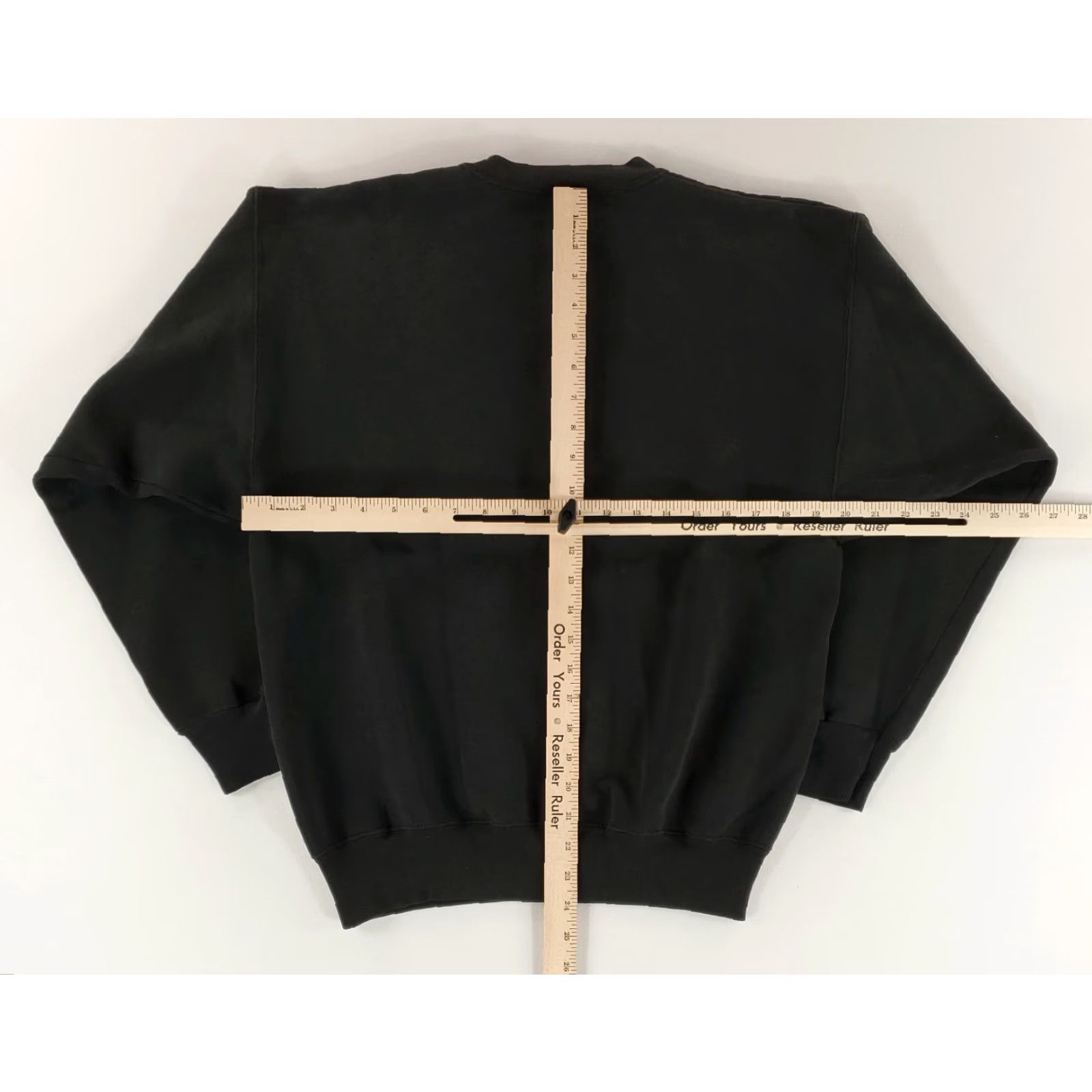 Hanes VINTAGE Hanes Crew Neck Sweatshirt Black Made USA Men L VTG 90s Vail CO Mens L Size US L / EU 52-54 / 3 - 7 Thumbnail