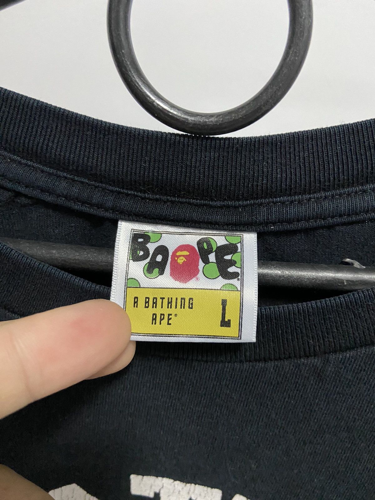 Bape College L/S Tee Size US L / EU 52-54 / 3 - 6 Thumbnail