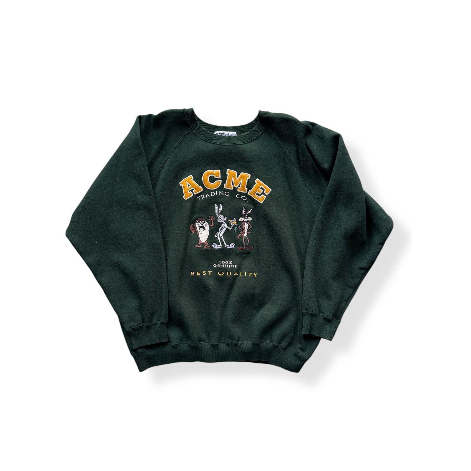 Warner Bros Vintage Acme Trading Company Looney Tunes Crewneck SZ XL Size US XL / EU 56 / 4 - 1 Thumbnail