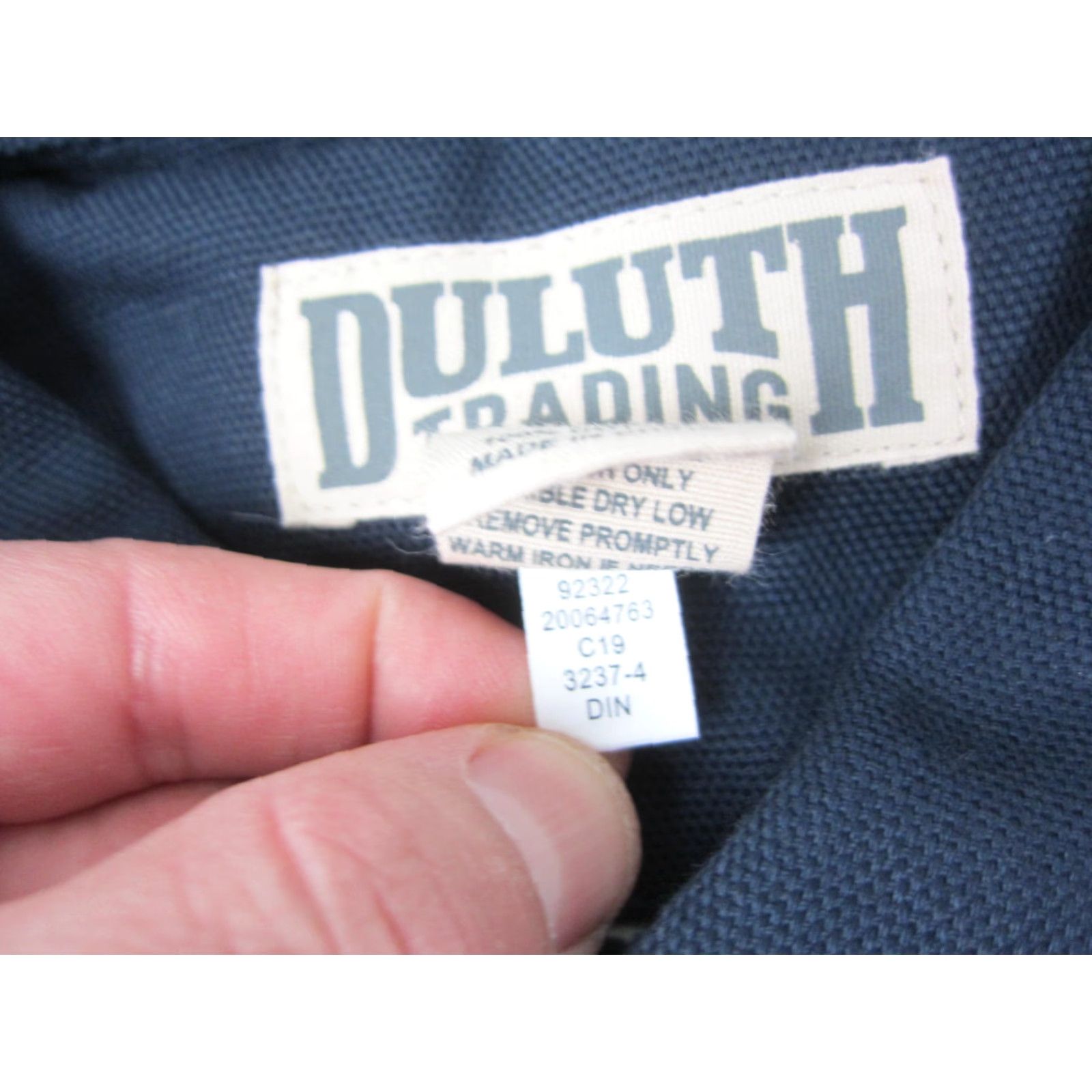 Vintage Duluth Extra Large XL Blue Shacket Mens Heavy Canvas Snap Work Shirt Shirt Jacket Bomber 90s Style Pockets Vintage No Size US XL / EU 56 / 4 - 4 Thumbnail
