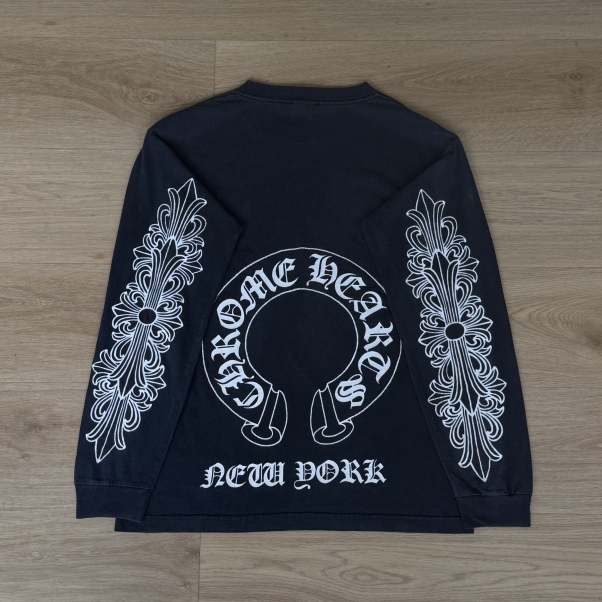 Chrome Hearts 🔥🔥Vtg CHROME HEARTS T Shirt 90s Longsleeve Belton