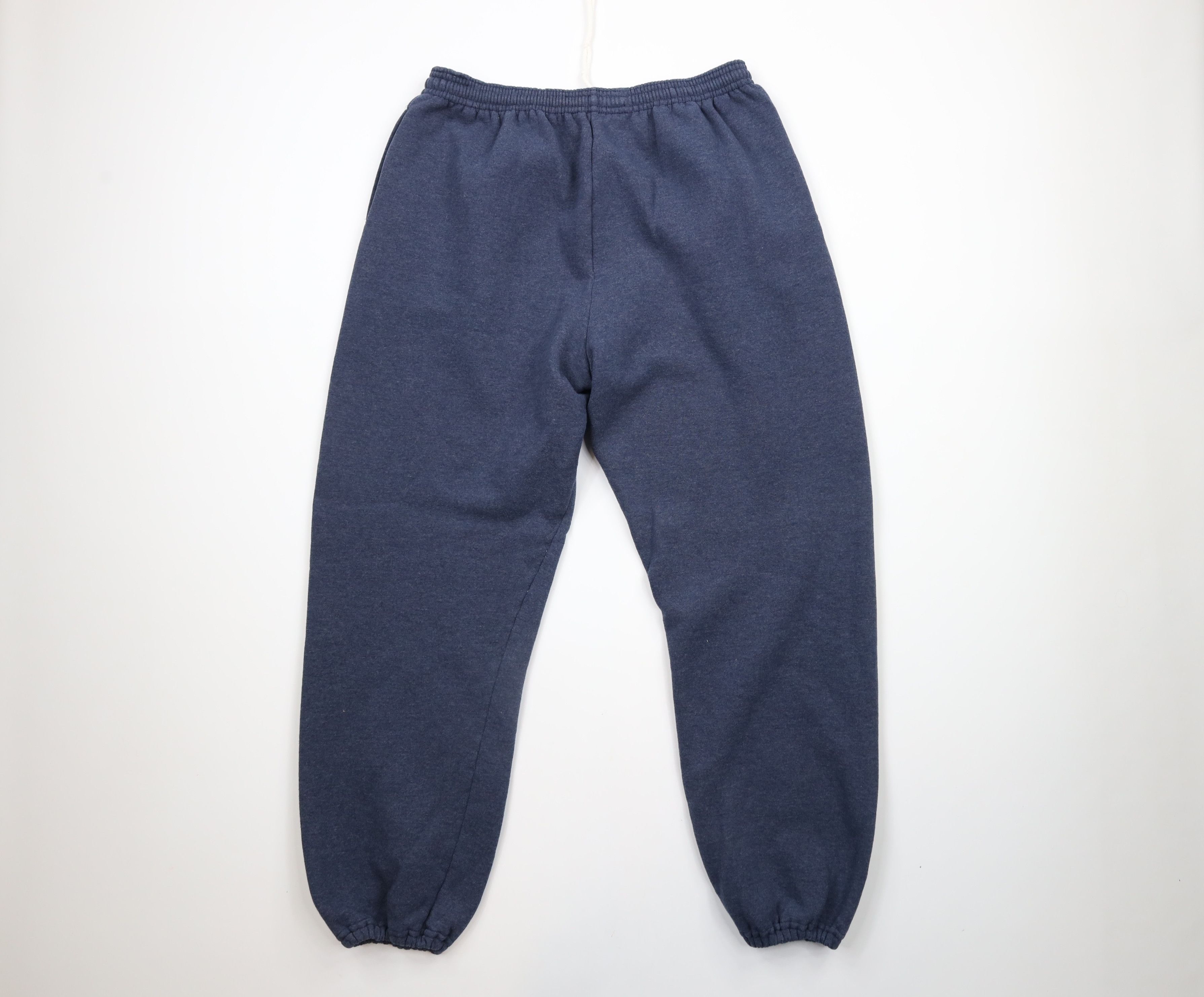 Russell Athletic × Vintage Vintage 90s Russell Athletic Cuffed Sweatpants Joggers Blue Size US 38 / EU 54 - 7 Thumbnail