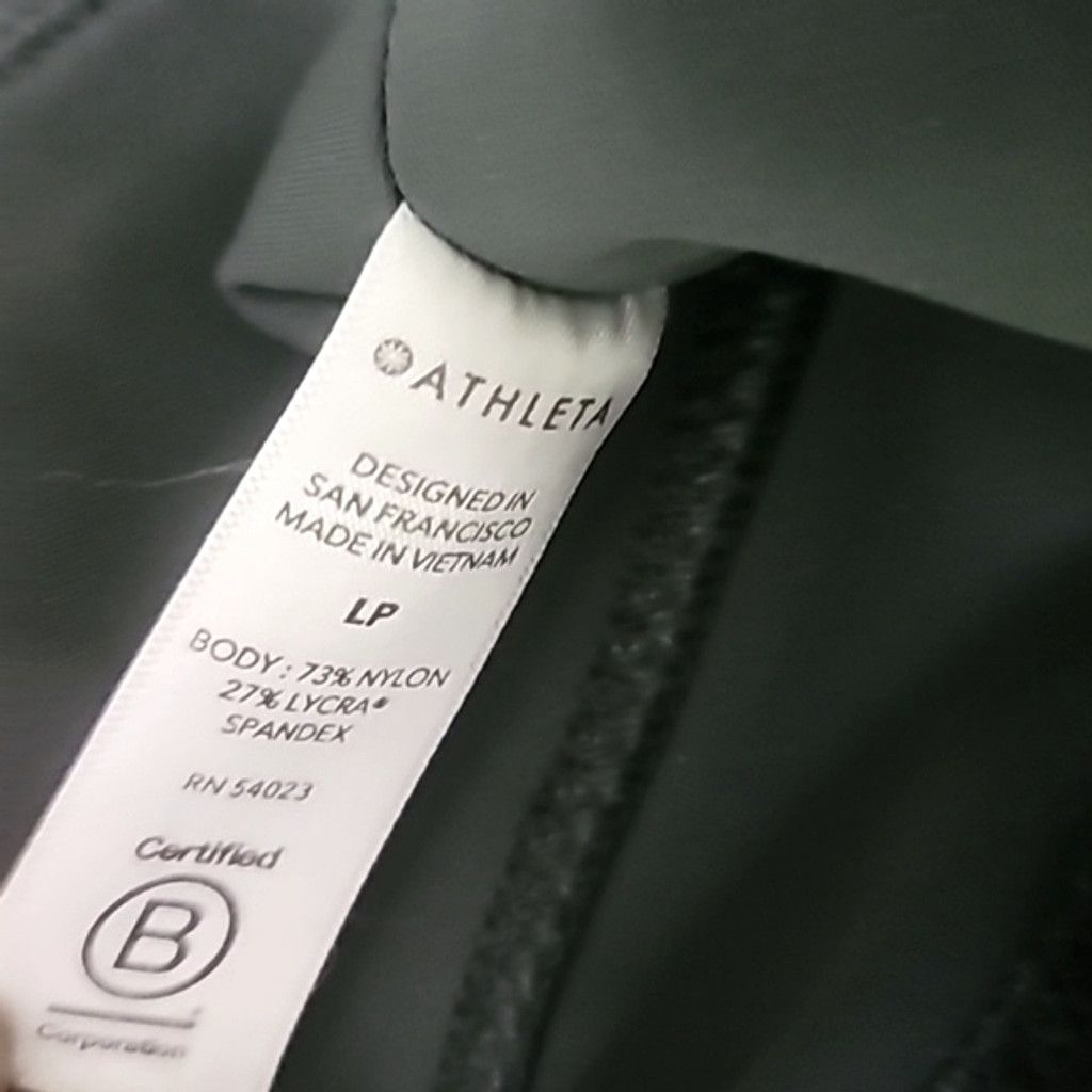 Athleta Athleta Charcoal Gray High Rise Stellar Tight Leggings Size 34" / US 12 / IT 48 - 2 Thumbnail