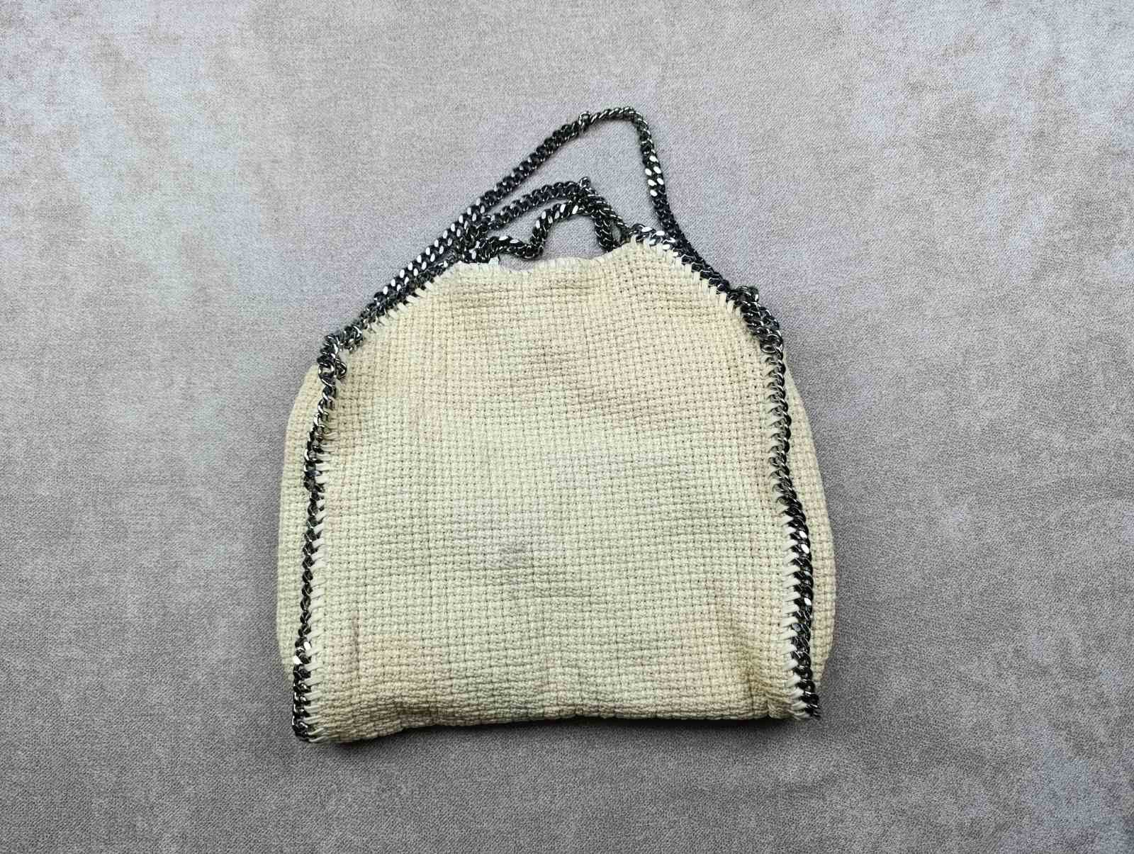 Stella McCartney STELLA MCCARTNEY FALABELLA COTTON TOTE BEIGE Size ONE SIZE - 16 Thumbnail