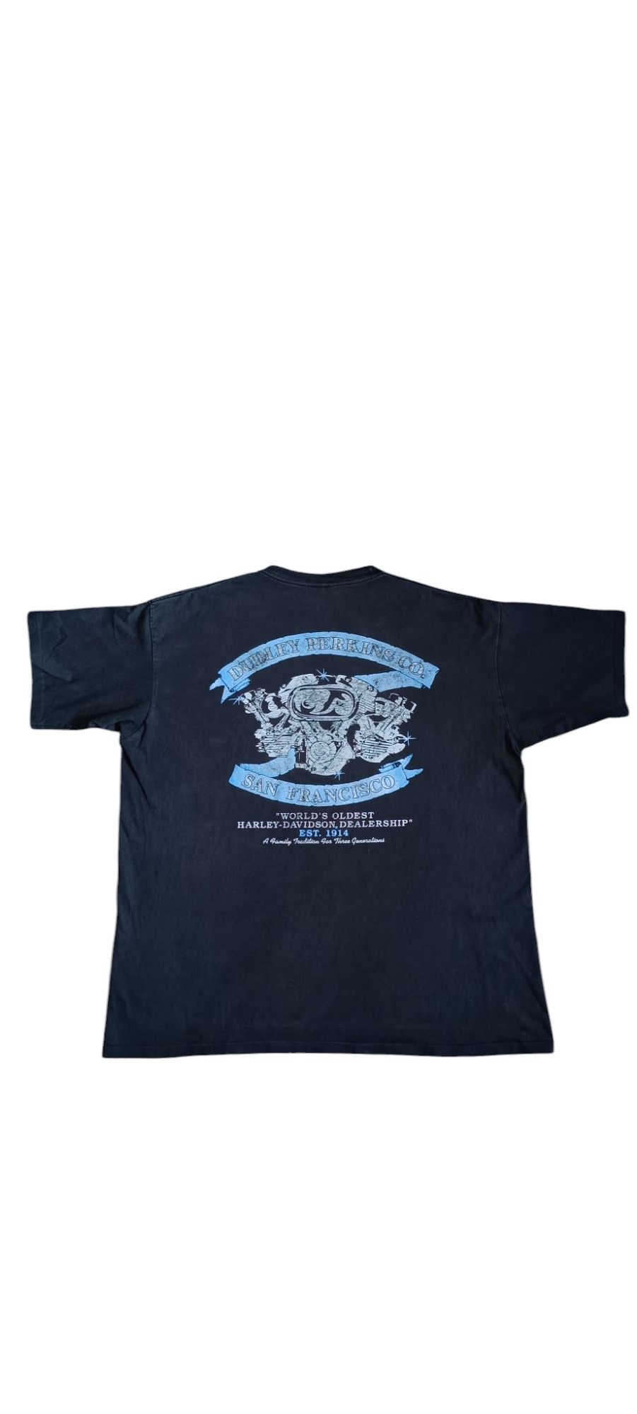 Harley Davidson × Vintage Vintage 1994 Harley Davidson San Francisco T-shirt Size US XL / EU 56 / 4 - 2 Thumbnail