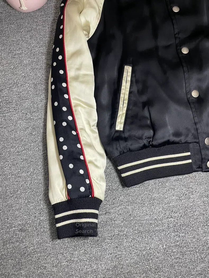 Saint Laurent Paris Saint Laurent Paris Black and White Patchwork Polka Dot Si Size XS / US 0-2 / IT 36-38 - 3 Thumbnail