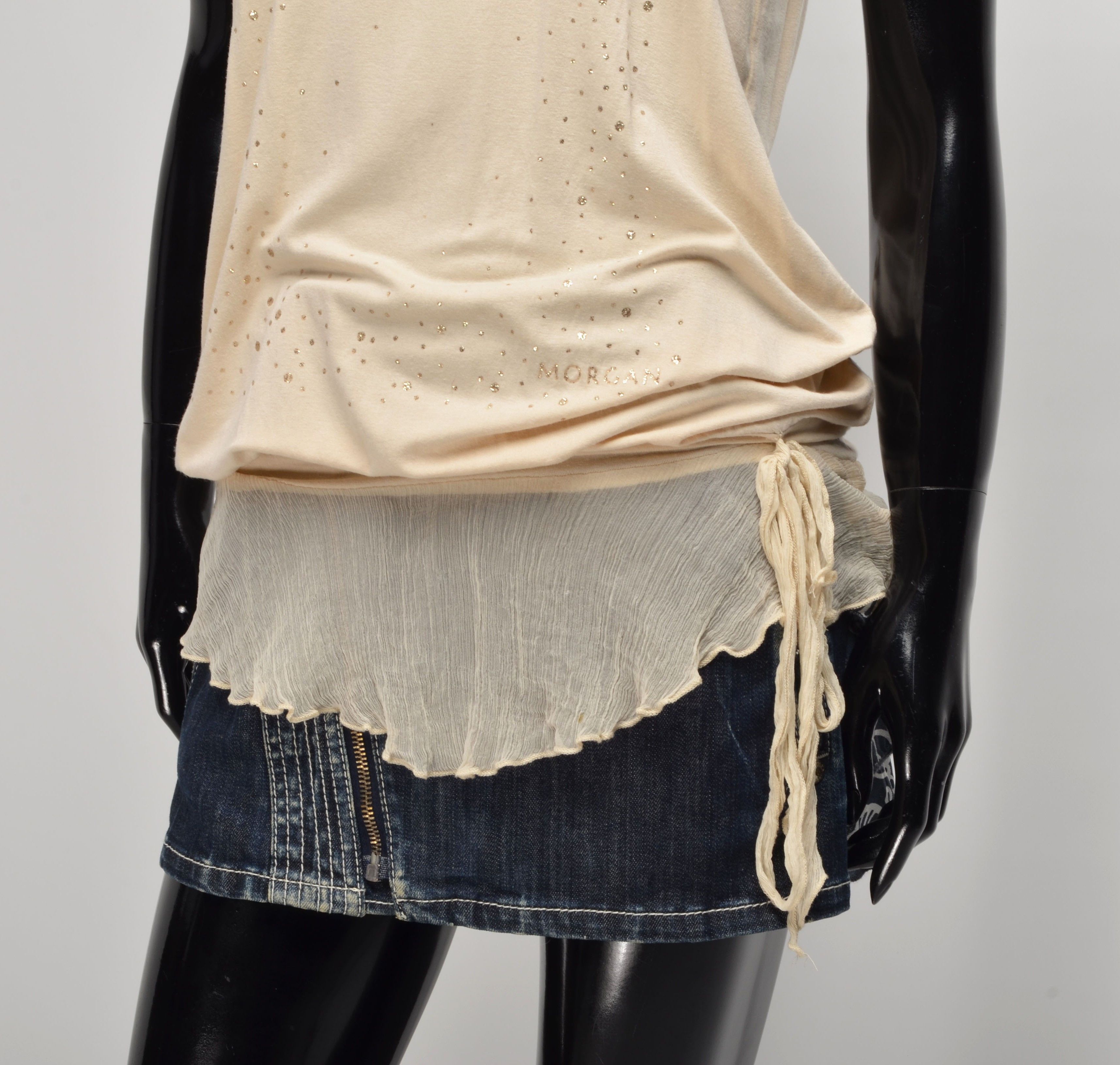 Morgan De Toi Morgan de Toi Vintage Y2K Sparkle Fairy Coquette Top Size S / US 4 / IT 40 - 3 Thumbnail