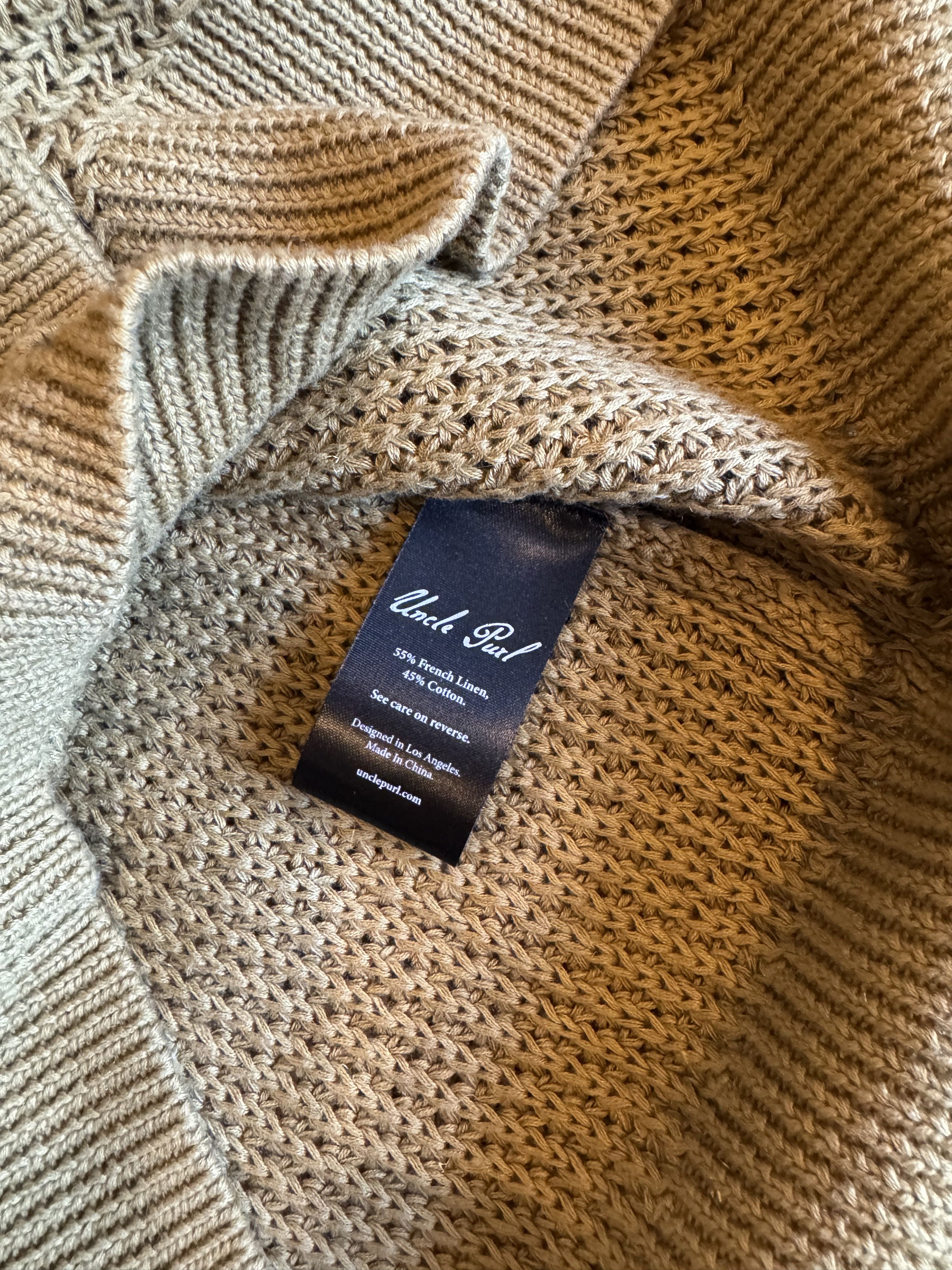 Other Long Sleeve Linen Polo Size US XL / EU 56 / 4 - 3 Thumbnail
