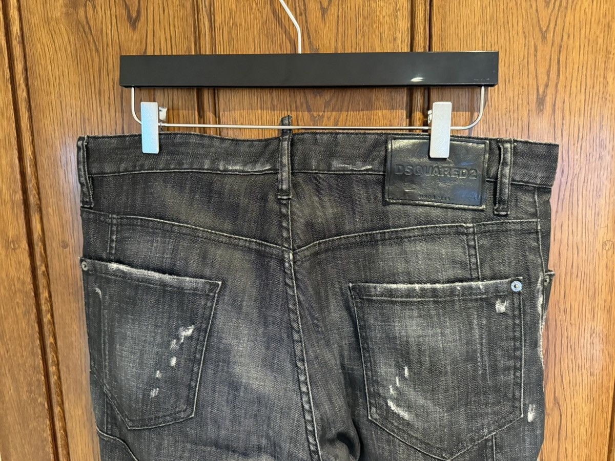 Dsquared2 FW16 Dsquared2 destroyed biker denim jeans grey black 50 Size US 34 / EU 50 - 19 Thumbnail