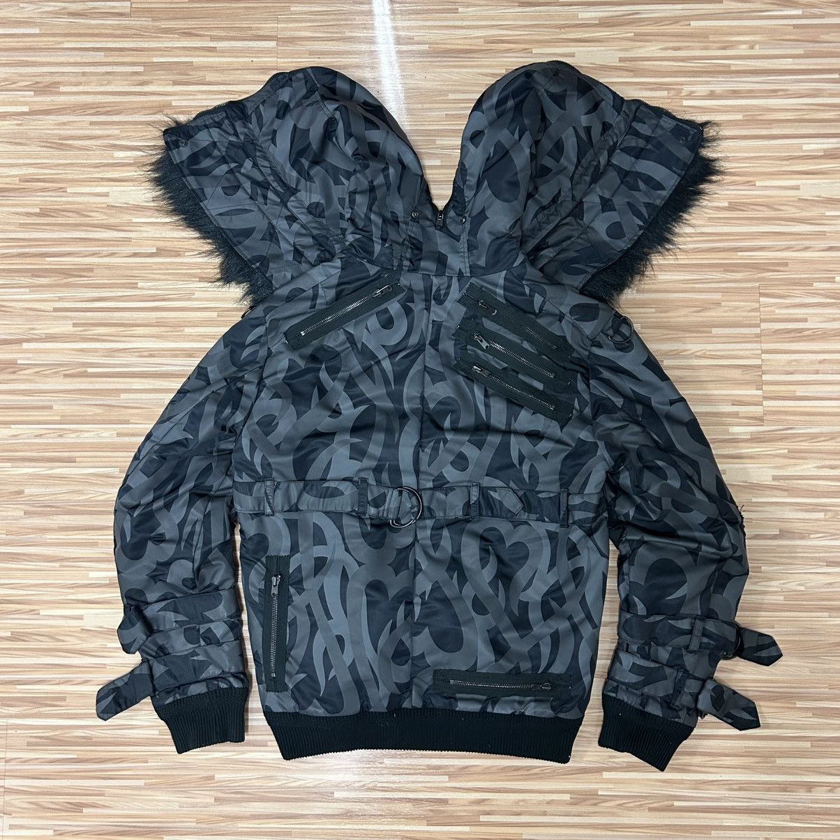 Number (N)ine Number (n)ine AW04 tribal camo bomber jacket Size US XL / EU 56 / 4 - 2 Thumbnail