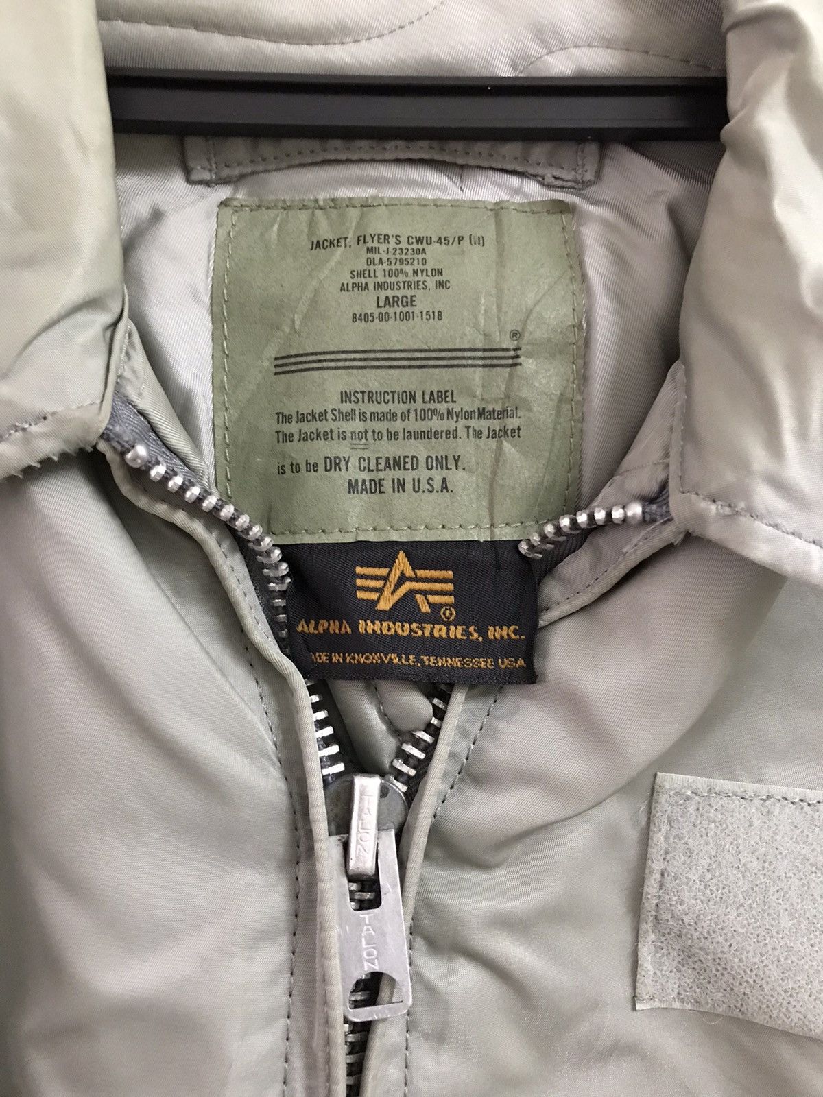 Alpha Industries Vintage Alpha Industries CWU-45/P Flight deck Usa jacket Size US L / EU 52-54 / 3 - 2 Thumbnail