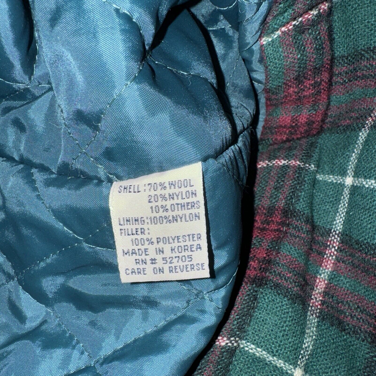 Japanese Brand × Vintage Vintage Briggs Plaid Shirt Flannel M 23x30 Made In Korea Size US M / EU 48-50 / 2 - 9 Thumbnail