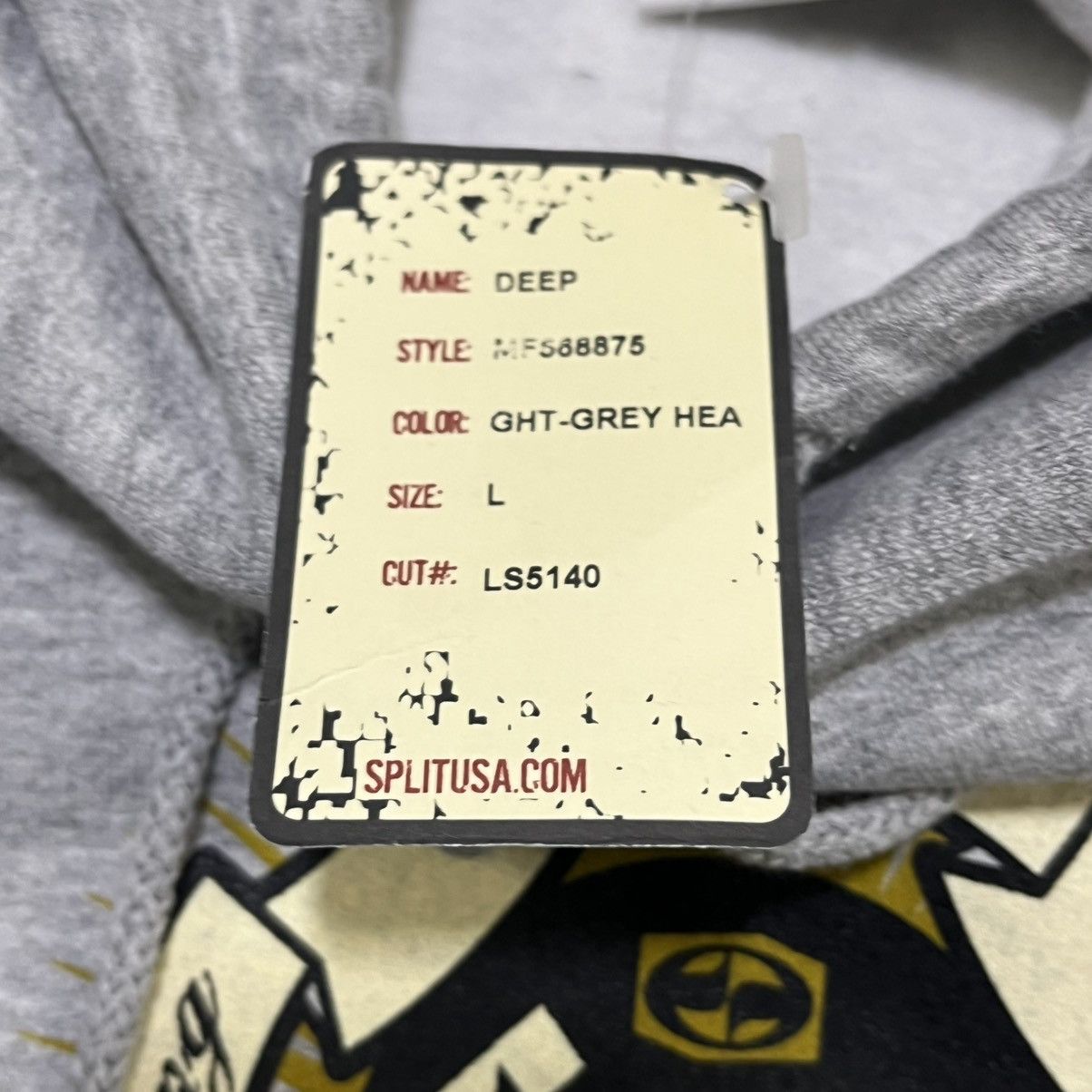 Split Vintage Y2K Split Skateboard Grunge Hoodie Sweatshirt Large Size US L / EU 52-54 / 3 - 8 Thumbnail