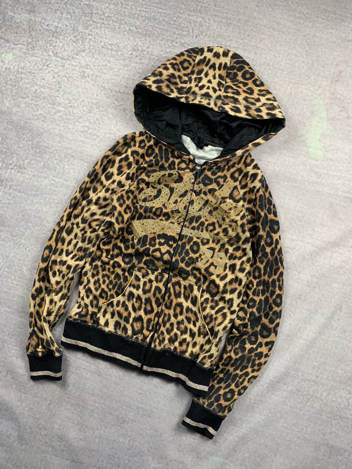 If Six Was Nine Vintage Y2K Leopard IfSixWasNine Lgb Style Fur Faux Hoodie Size US S / EU 44-46 / 1 - 3 Thumbnail