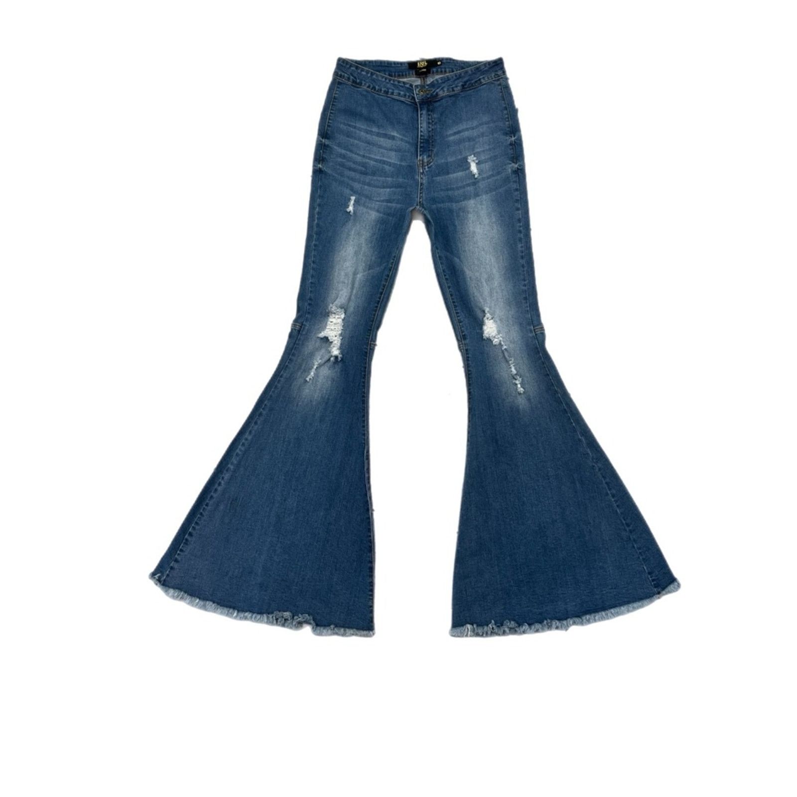 L&B L&B London Extreme Flare Bell Bottom Jeans Size 29" - 1 Thumbnail