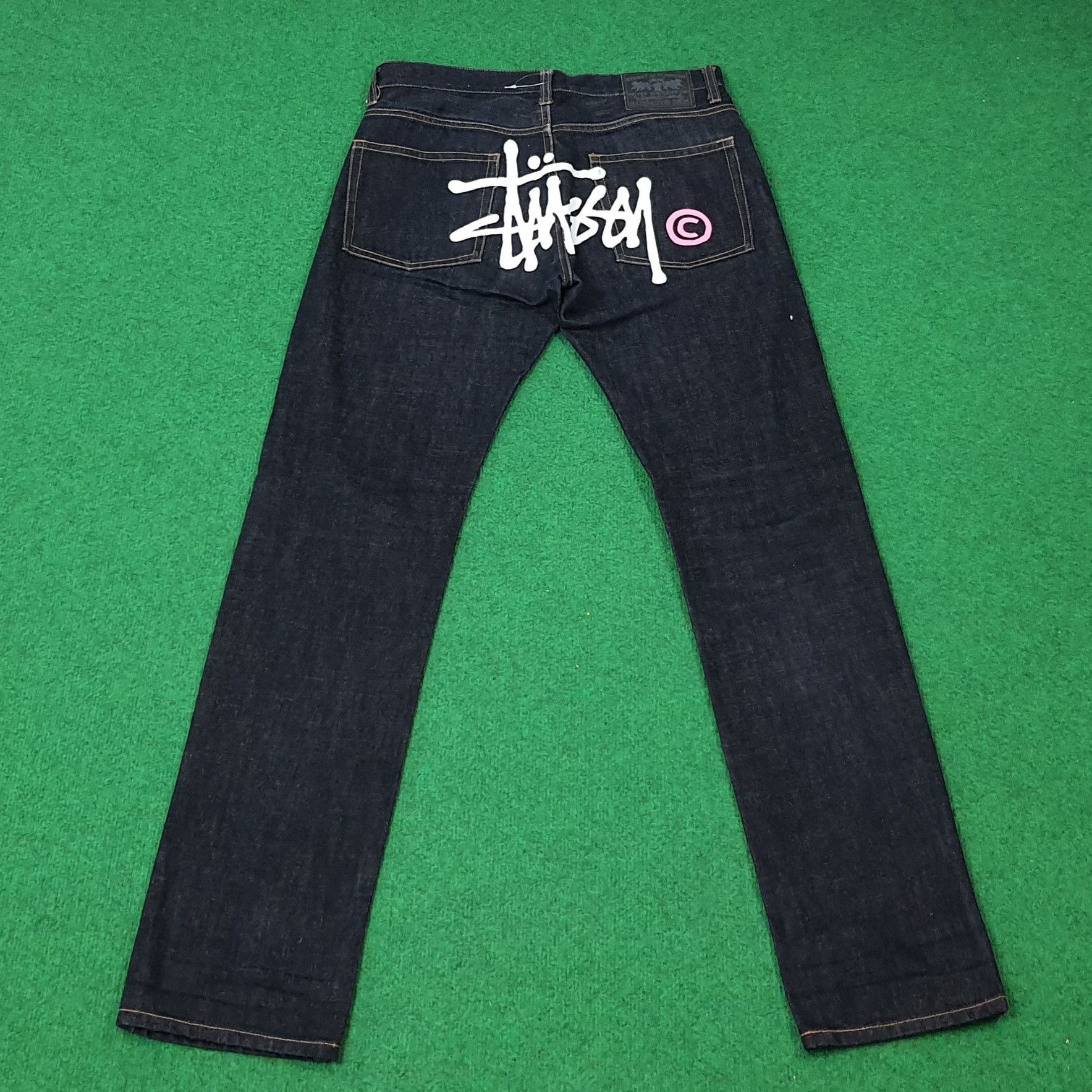 Stussy Vintage Stussy Streetwear Custom Logo Jeans C272N25 Size US 30 / EU 46 - 1 Thumbnail