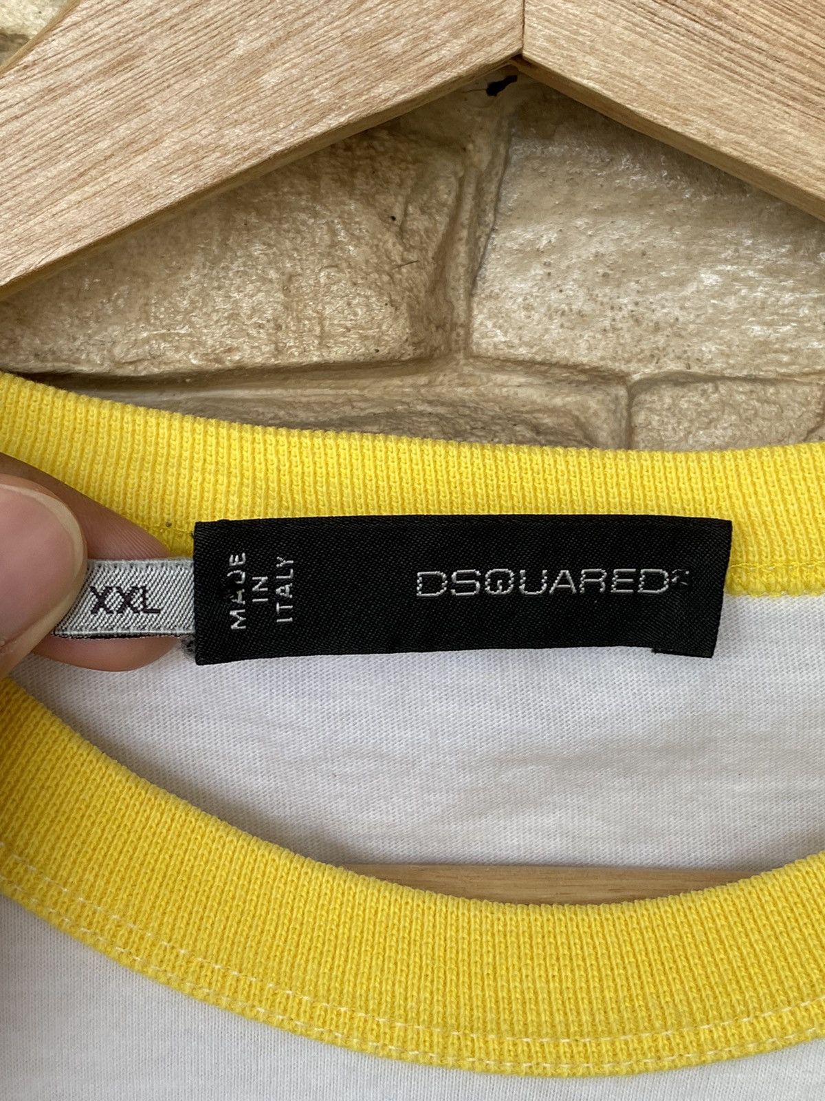 Dsquared2 Rare Vintage Dsquared2 Ringer Tees Size US XXL / EU 58 / 5 - 7 Thumbnail