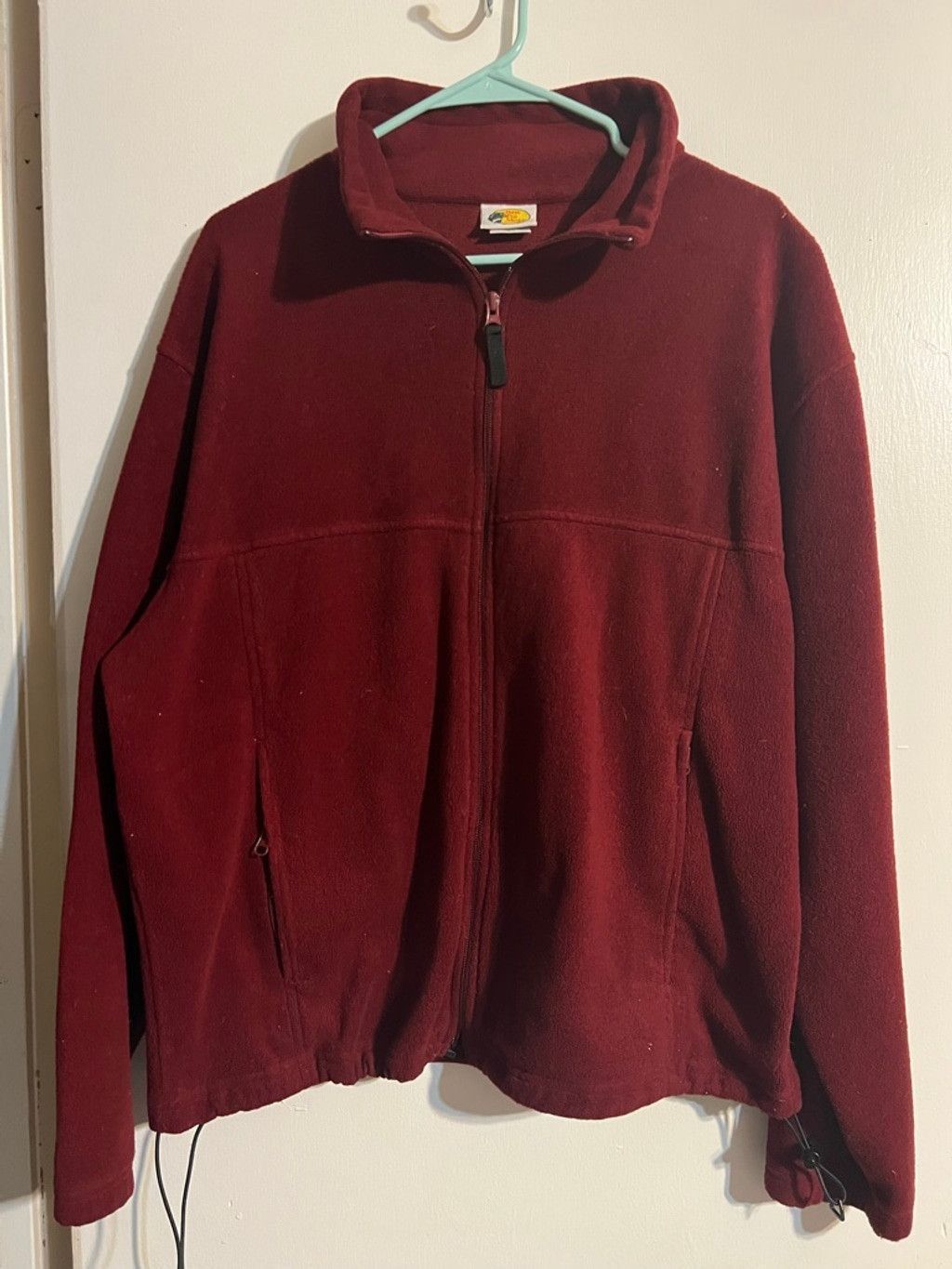 Bass Pro Shops Women's Bass Pro Shops Red Full-Zip Fleece Jacket L Size L / US 10 / IT 46 - 1 Thumbnail