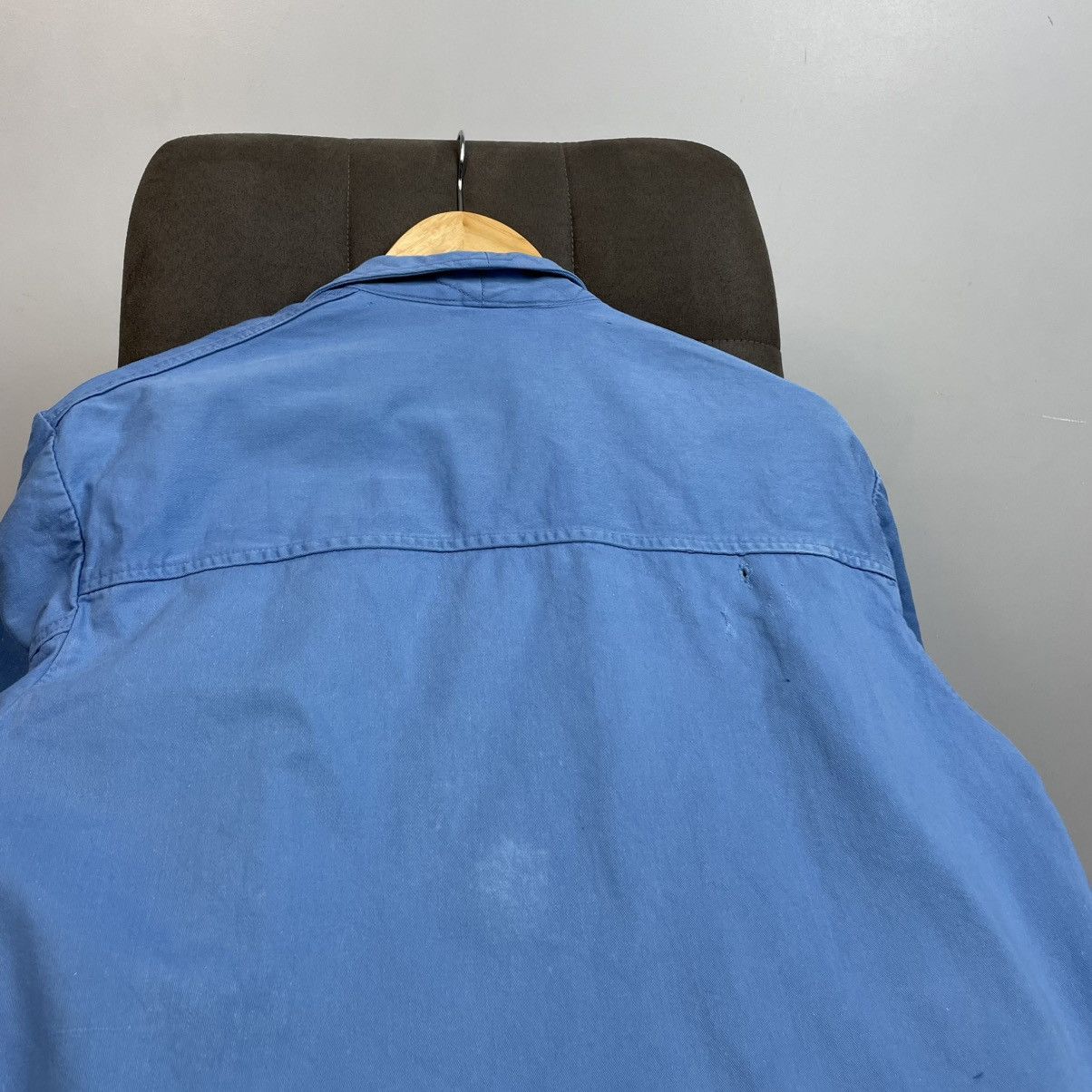 Le Laboureur Vintage French Workwear Lab Coat Shop Coat Bleu de Travail Size US M / EU 48-50 / 2 - 8 Thumbnail