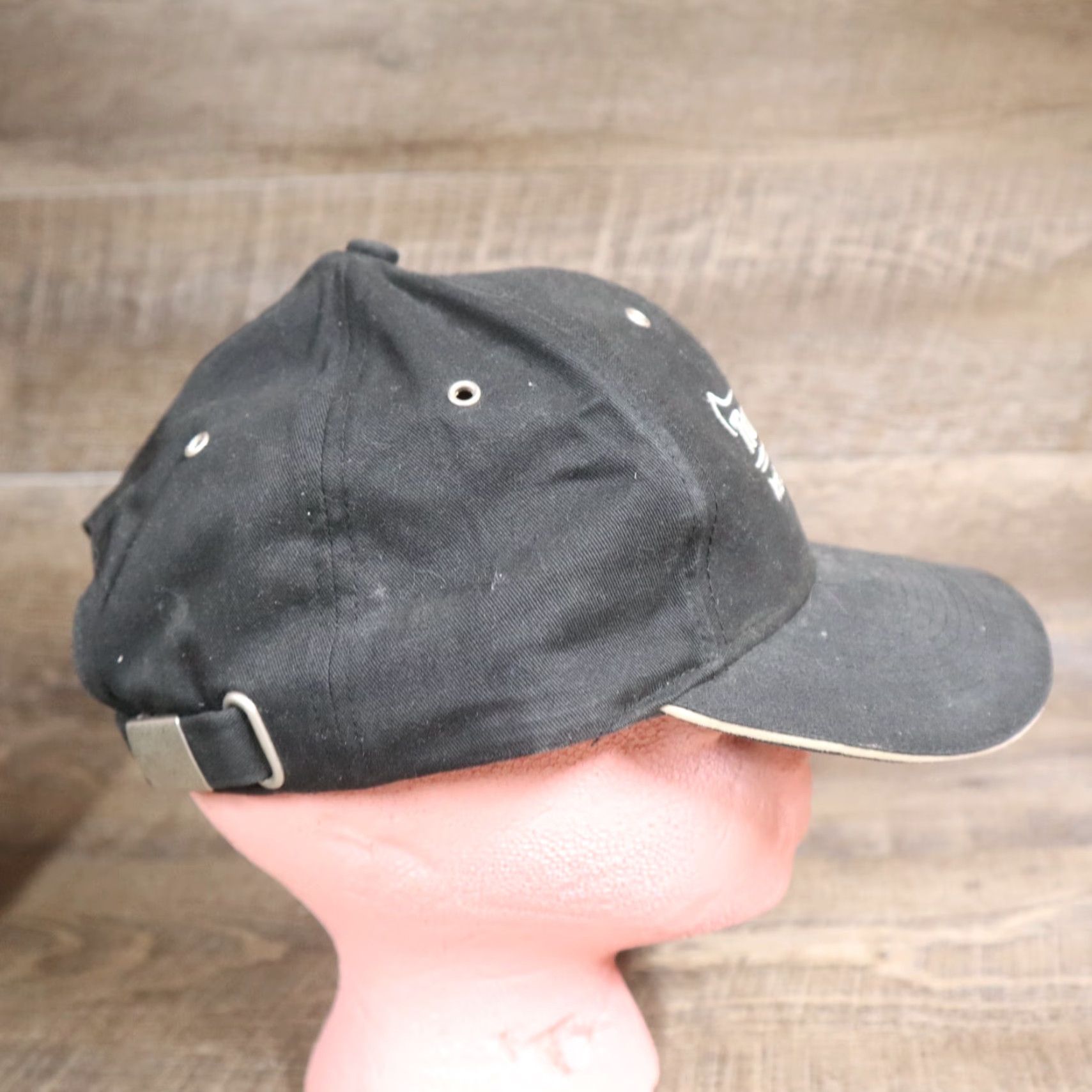 Vintage Hat Baseball Cap Adult Adjustable Black USA Trails End Boy Scouts Buckle Back Size ONE SIZE - 3 Thumbnail