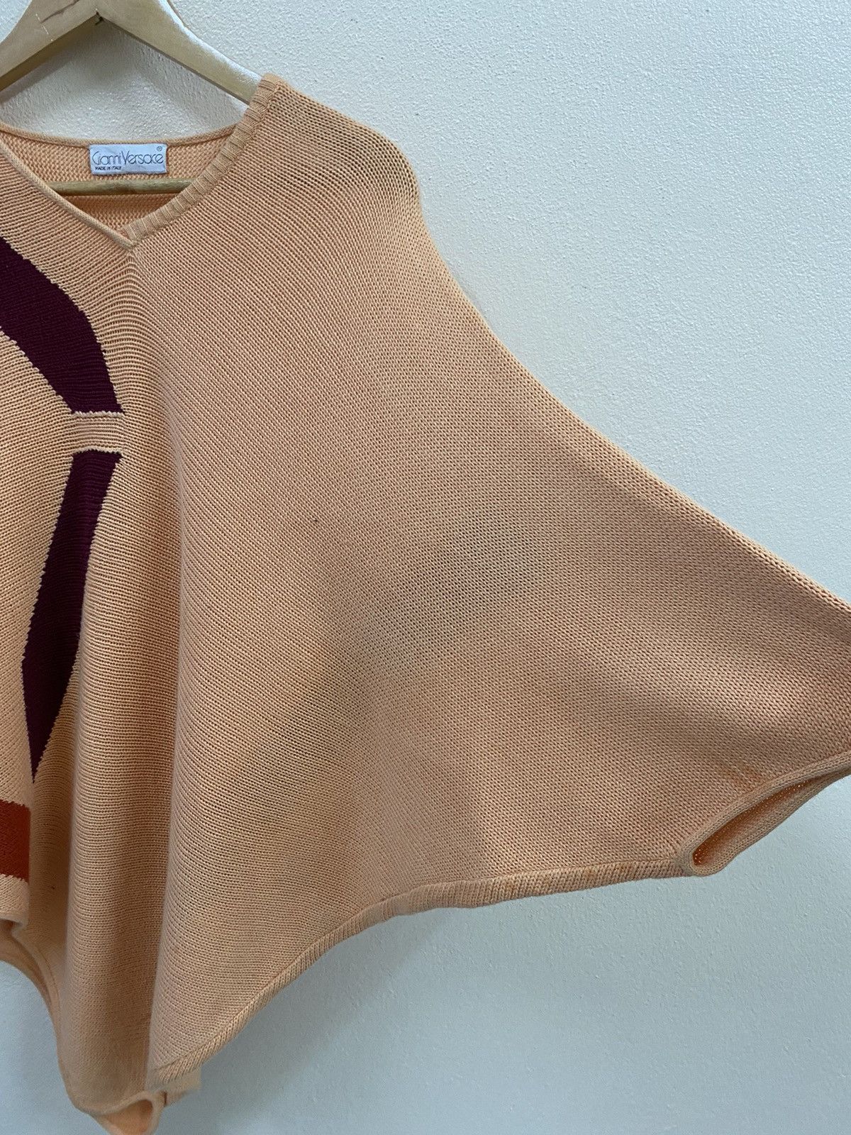 Versace Vtg GIANNI VERSACE 80s Sweater Knit Size M / US 6-8 / IT 42-44 - 10 Thumbnail
