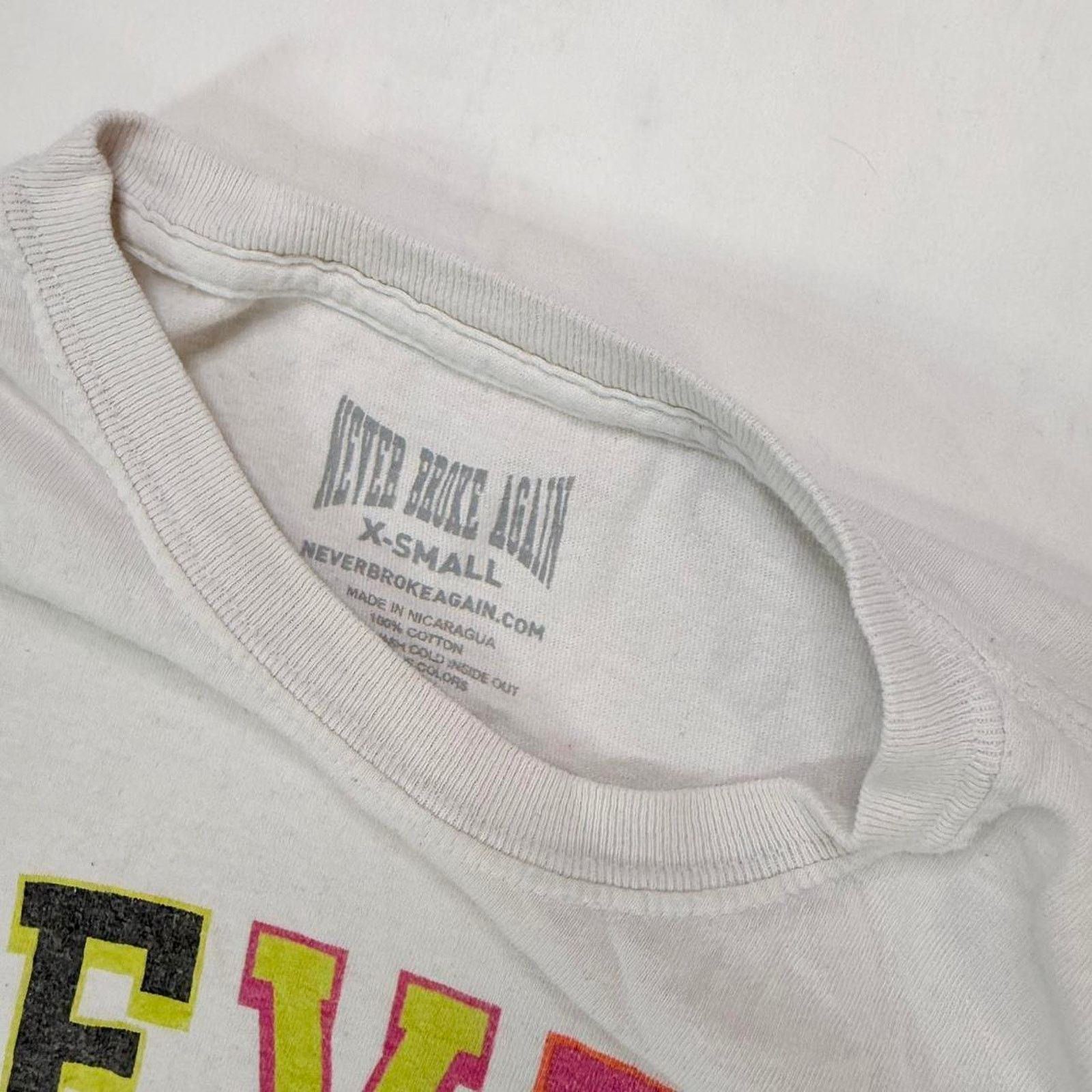 Other White Never Broke Again tee NBA Youngboy Size US M / EU 48-50 / 2 - 2 Thumbnail