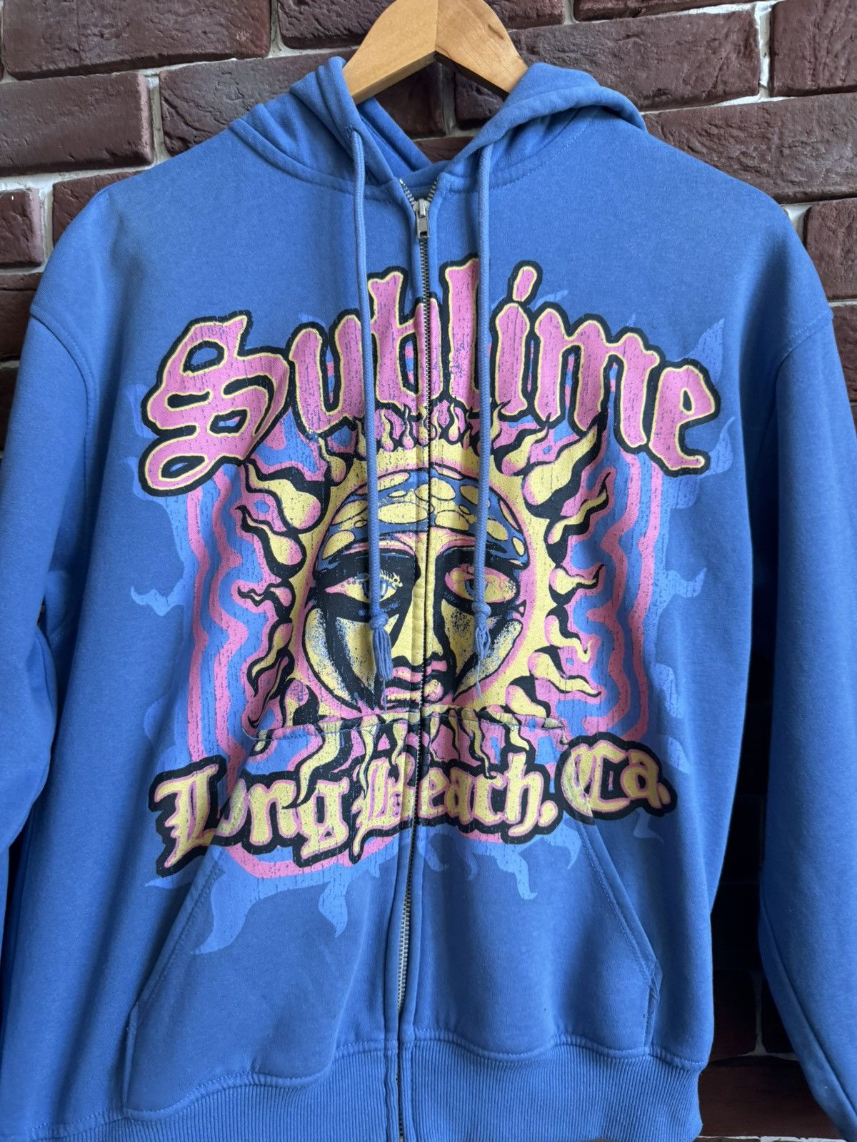 Sublime ☀️Sublime Y2K Boxy Zip Graphic Punk Hip Hop Band Hoodie Size US XS / EU 42 / 0 - 2 Thumbnail