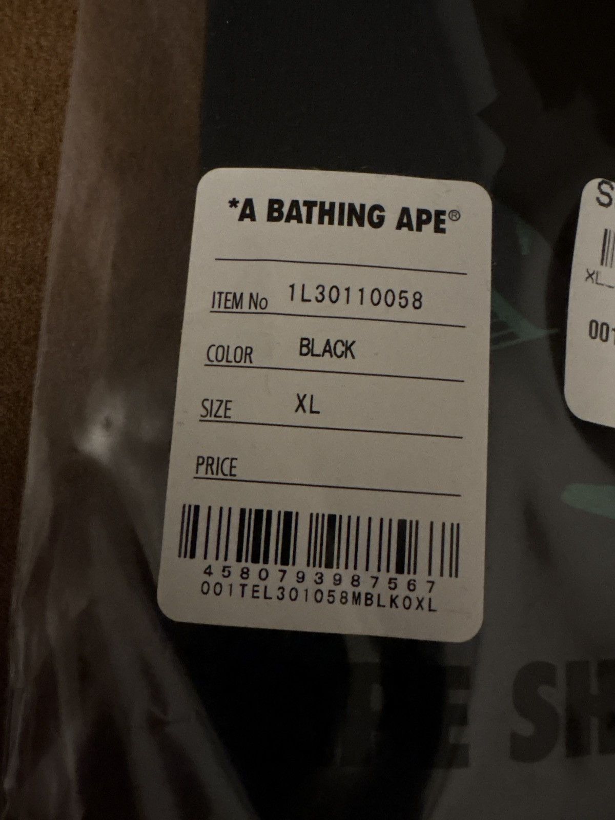Bape A Bathing Ape Money ‘B’ Logo T-Shirt Black Size US XL / EU 56 / 4 - 3 Thumbnail