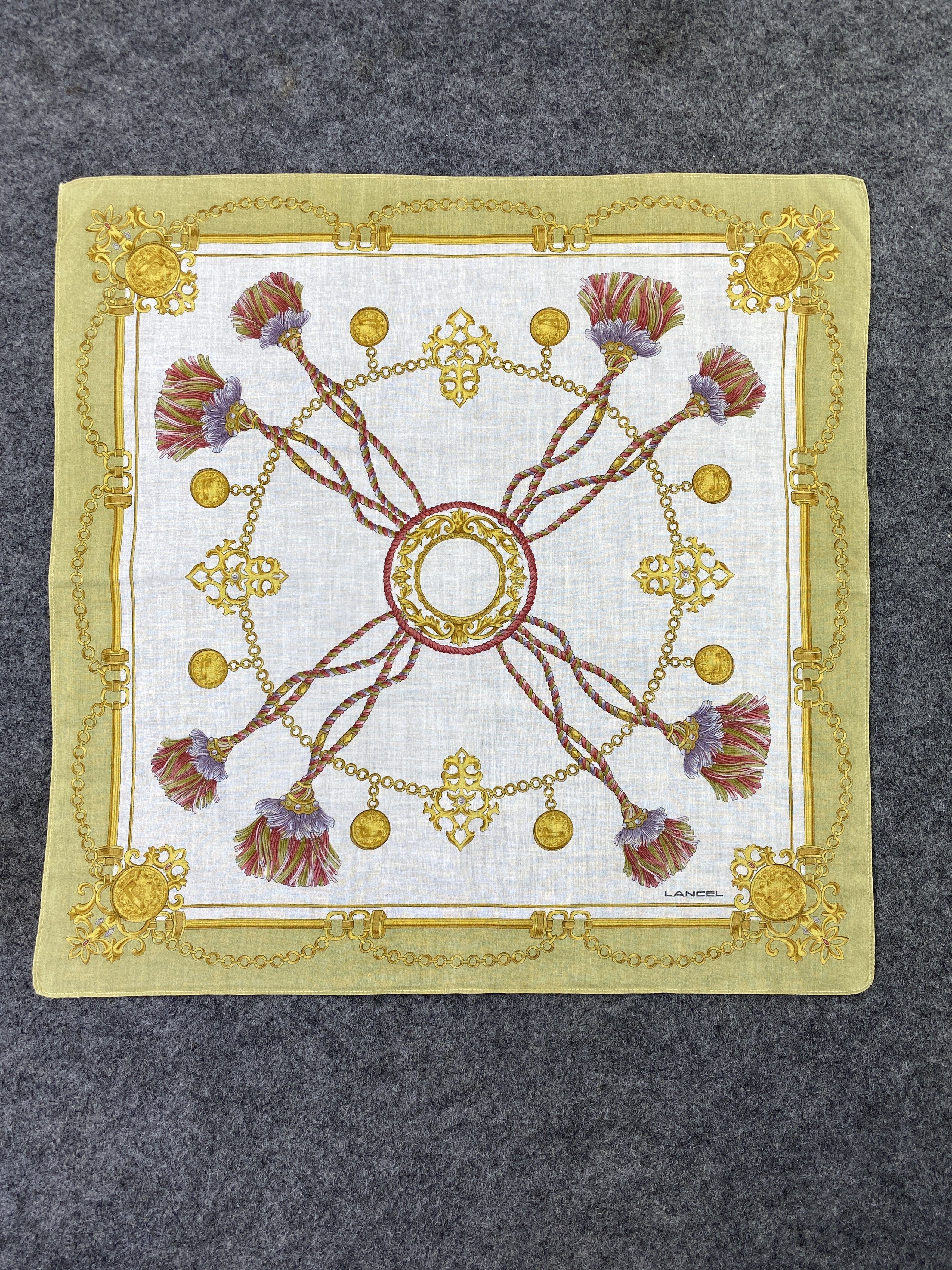 Lancel Lancel Handkerchief / Bandana / Neckerchief-B459 Size ONE SIZE - 3 Thumbnail