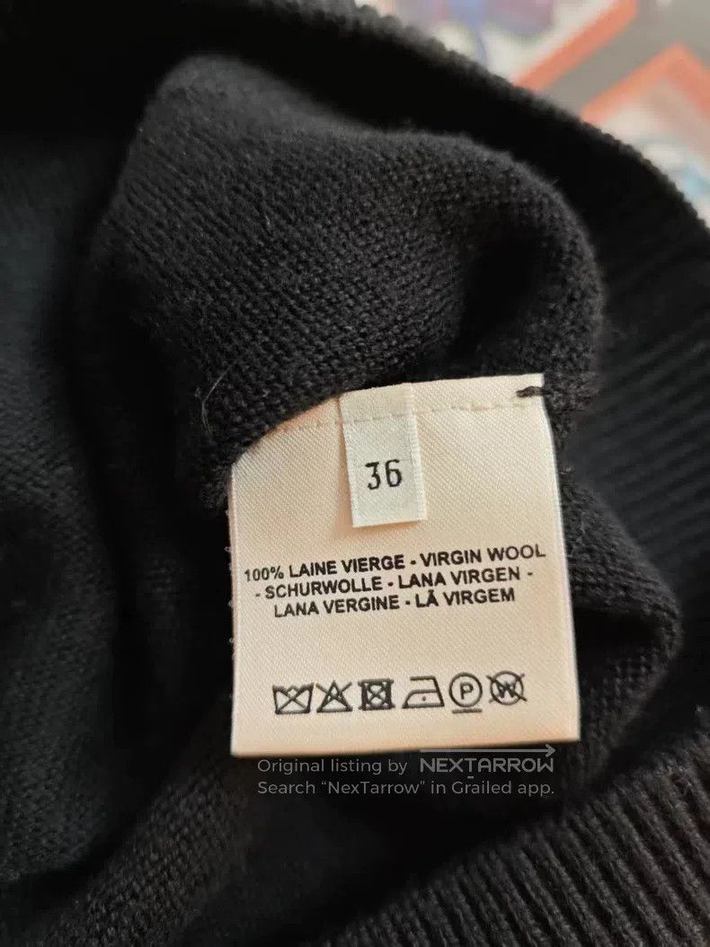Hermes Hermes Ladies' top 001 black short-sleeve knit sweater, ca Size XS / US 0-2 / IT 36-38 - 8 Thumbnail