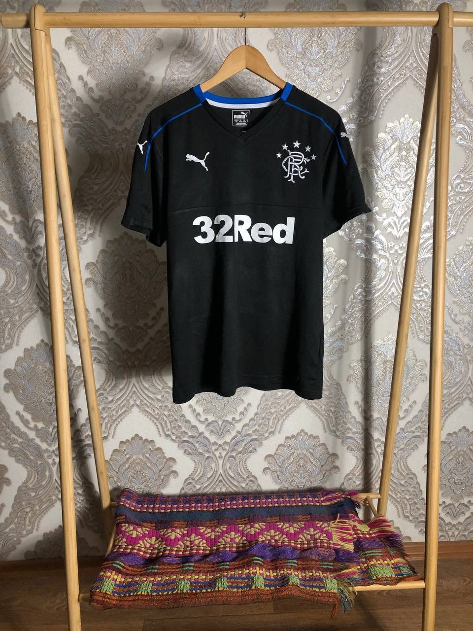 Puma VINTAGE PUMA FC RANGERS SCOTLAND SOCCER JERSEY RETRO Y2K 90s Size US L / EU 52-54 / 3 - 1 Thumbnail
