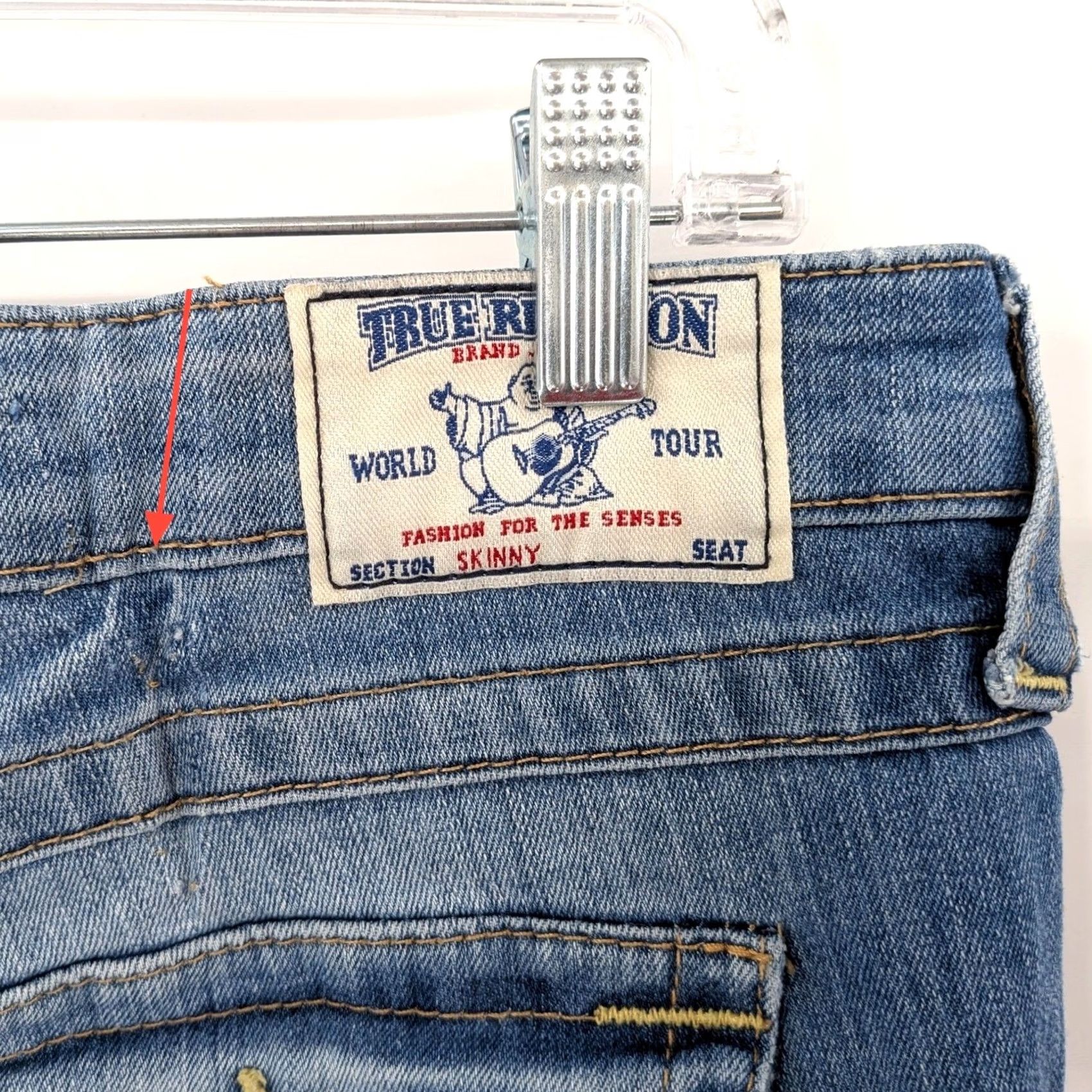 True Religion VINTAGE False Size 24" / US 00 / IT 34 - 6 Thumbnail
