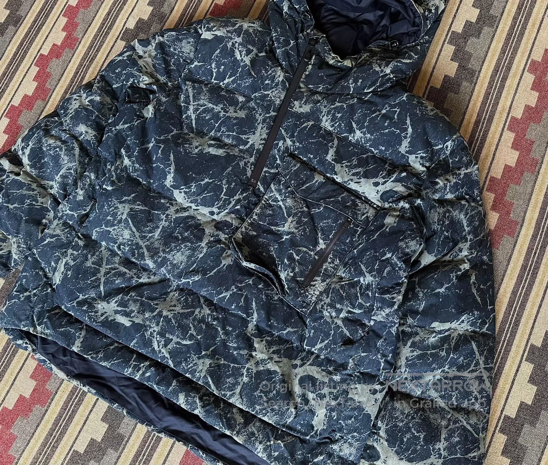 Snow Peak snow peak indigo hooded down jacket. Size US M / EU 48-50 / 2 - 4 Thumbnail