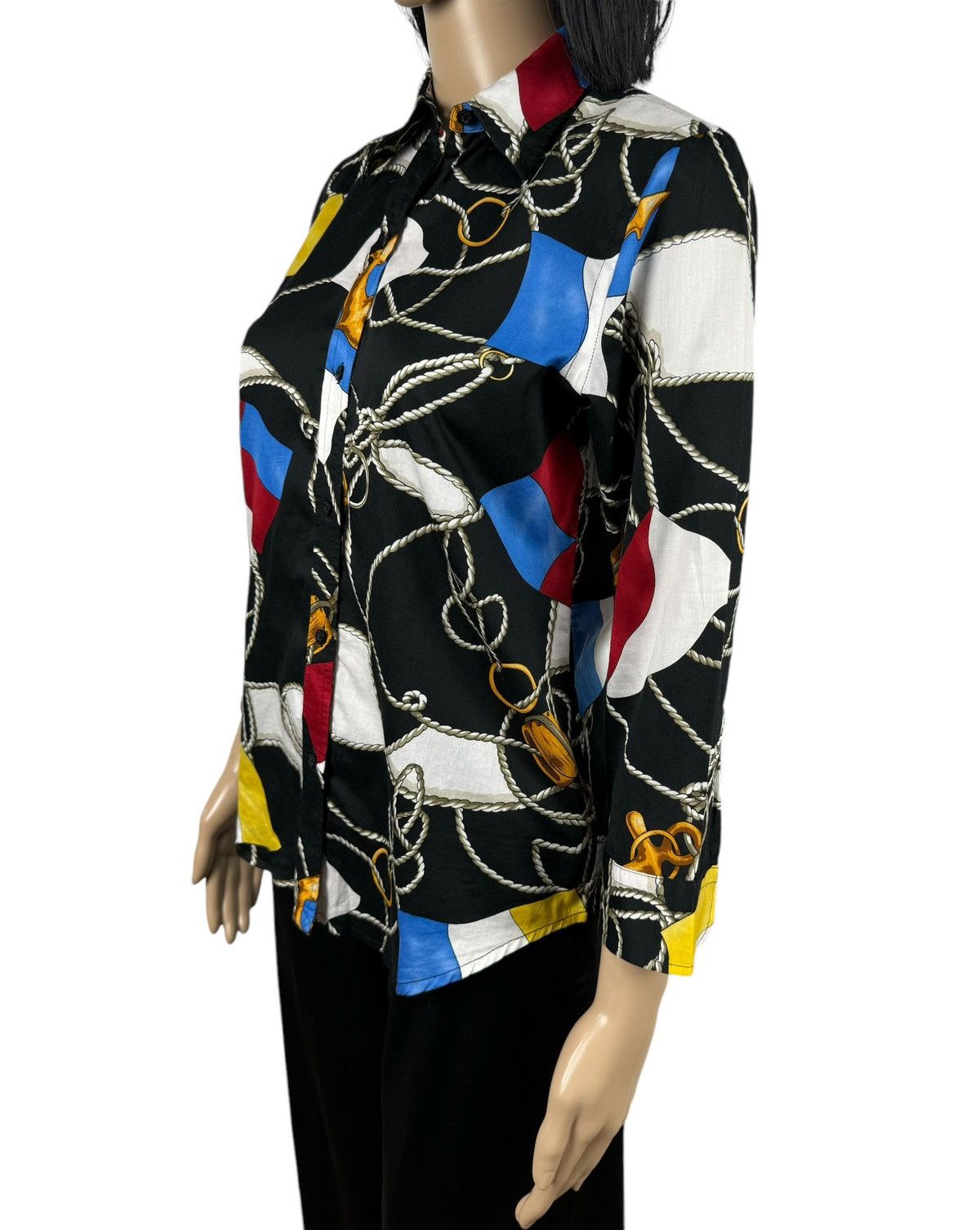 Lauren Ralph Lauren Rare Archive Ralph Lauren Nautical Rope Anchor Shirt Vintage Size M / US 6-8 / IT 42-44 - 4 Thumbnail