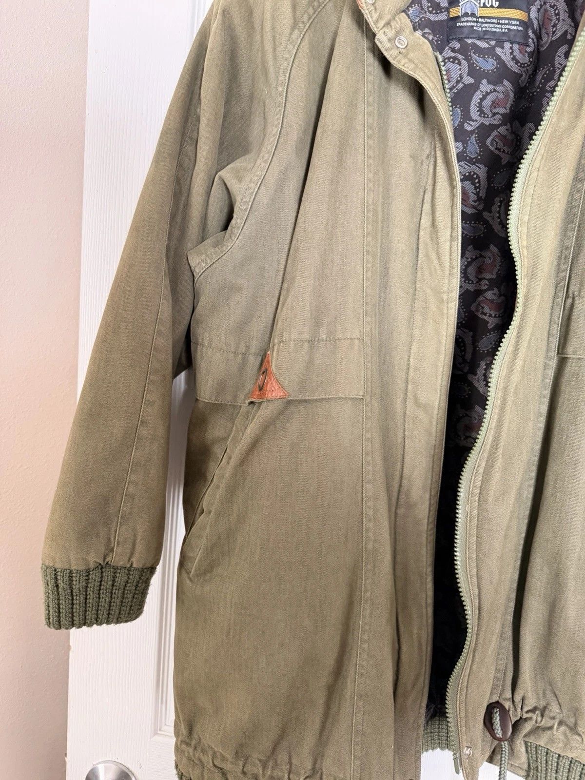 London Fog Vintage Parka/Military Jacket Unisex Women’s Regular 10 Size L / US 10 / IT 46 - 6 Thumbnail