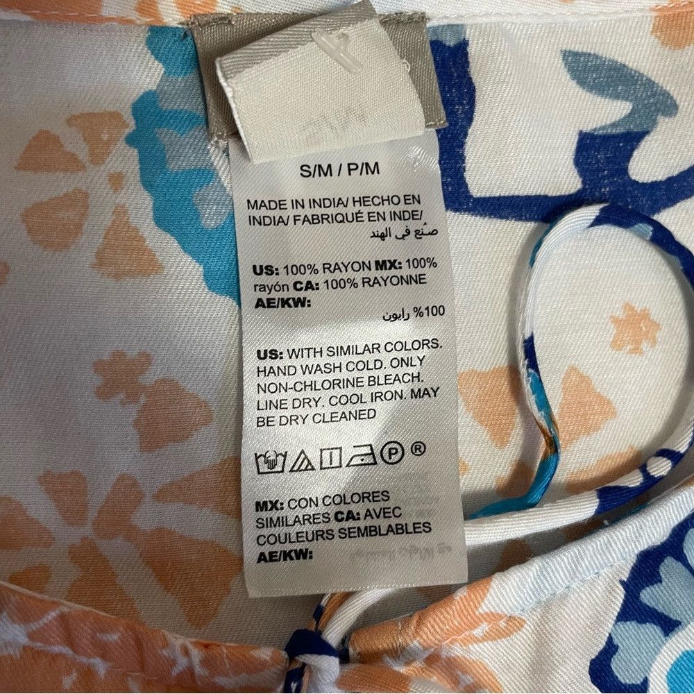 Chicos New Chico's Floral Multi-Print Poncho Size S/M Size M / US 6-8 / IT 42-44 - 8 Thumbnail