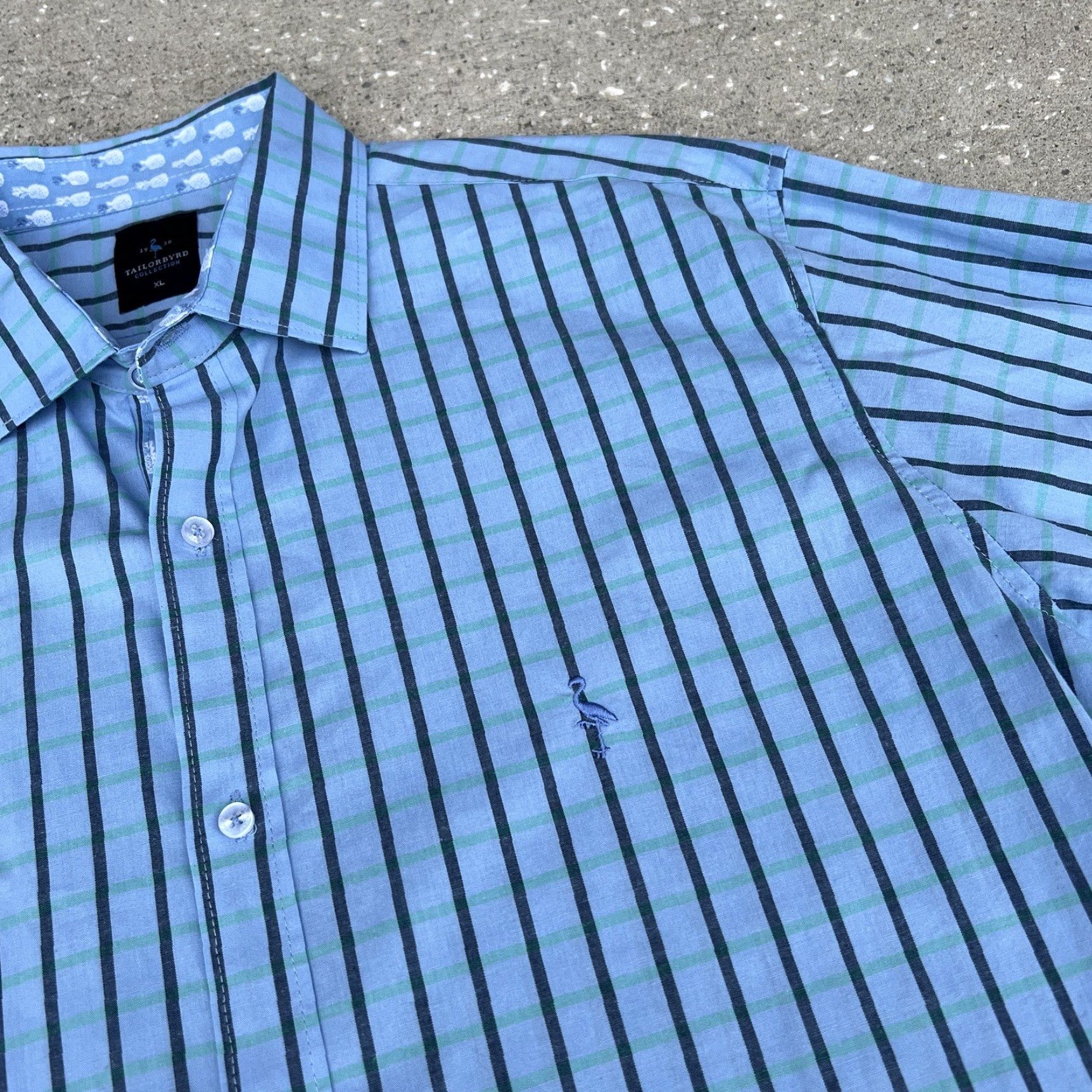 Tailorbyrd VINTAGE TAILORBYRD Cotton Button-Up Shirt XL Men Long Sleeve Plaid Blue Green Casual Size US XL / EU 56 / 4 - 3 Thumbnail