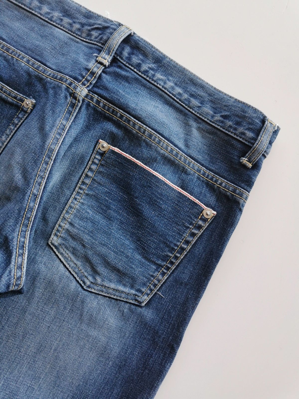 Sugar Cane Iena Slobe Selvedge Jeans Size 29 x 35.5 Size US 29 - 3 Thumbnail