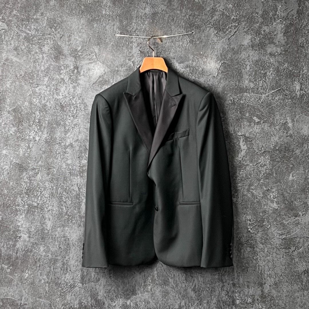 Armani Armani Formal Wool Gray Suit 40r Men Size 40R - 1 Thumbnail