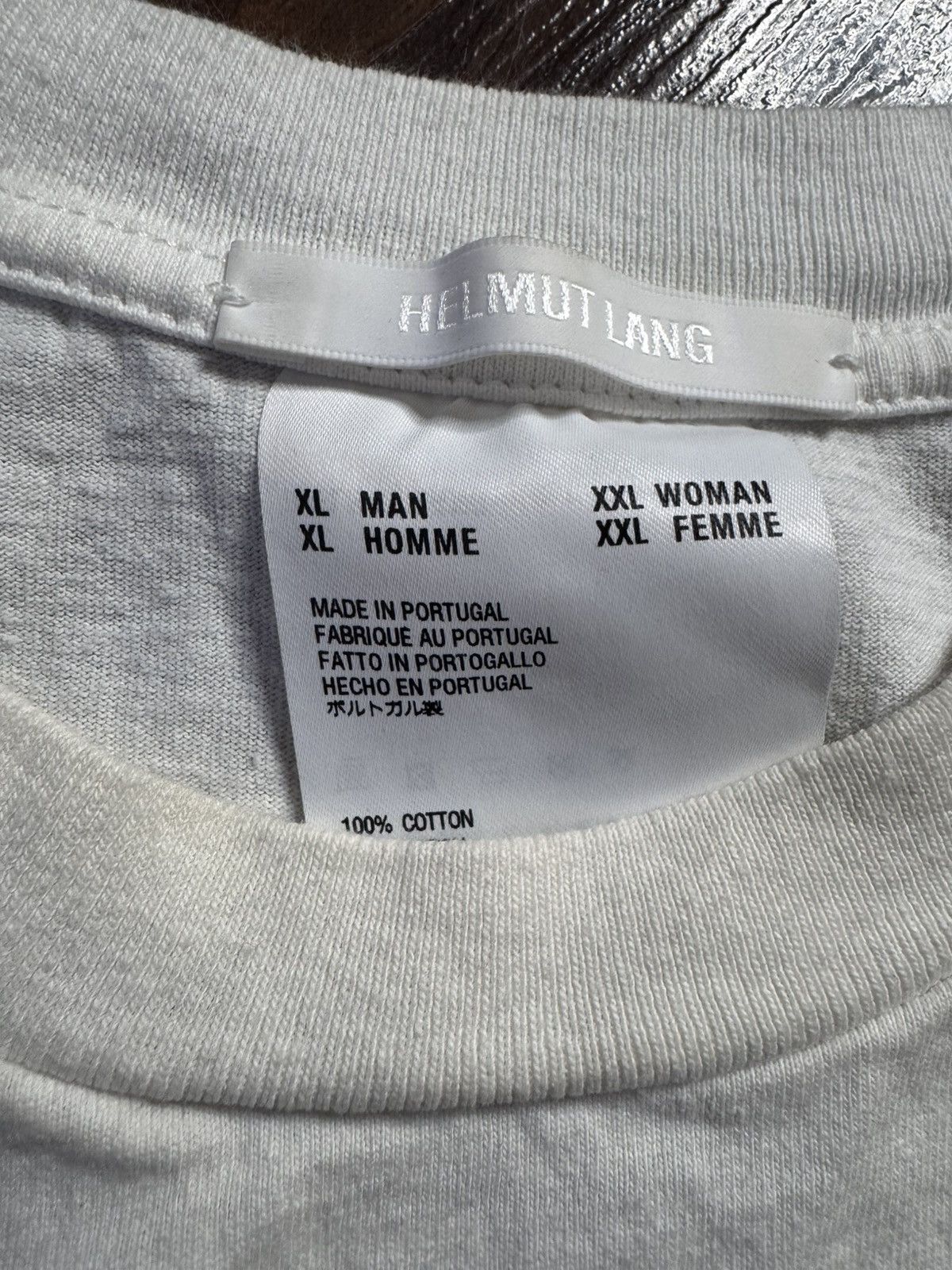 Helmut Lang Helmut Lang Heart Print Tee Size US XL / EU 56 / 4 - 6 Thumbnail