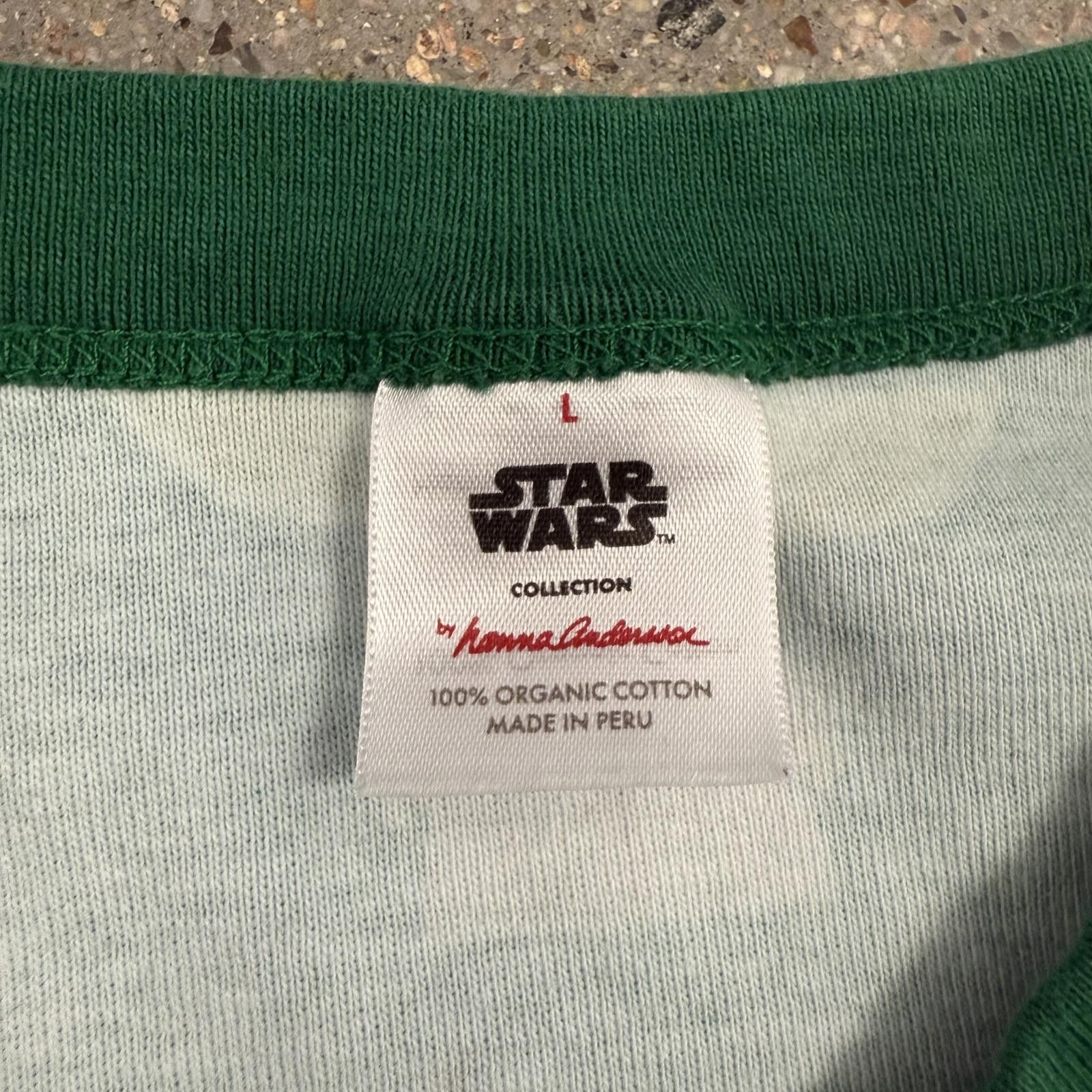 Designer Organic Star Wars Baby Yoda Grogu Pajama Sweatshirt - L Size ONE SIZE - 4 Thumbnail