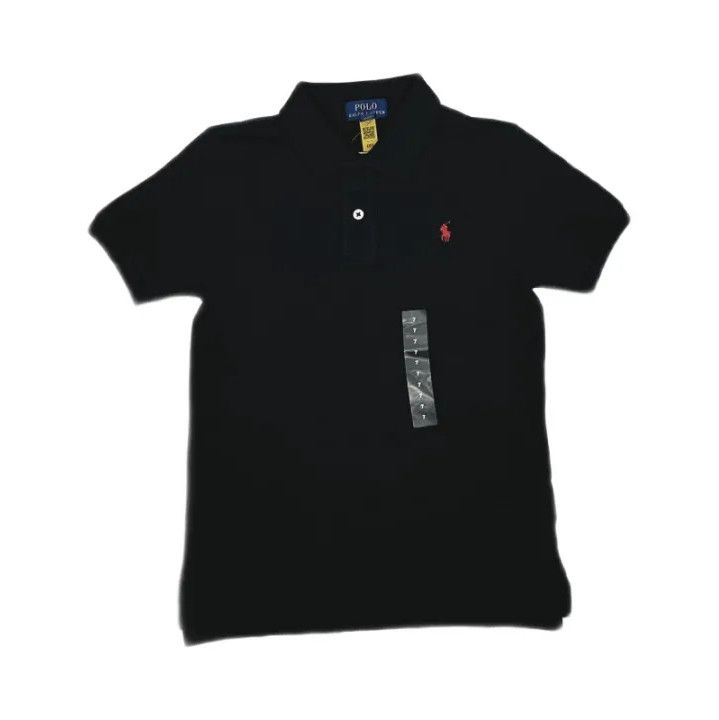 Polo Ralph Lauren Polo Ralph Lauren Black Short-Sleeve Polo Shirt Size US XL / EU 56 / 4 - 1 Thumbnail
