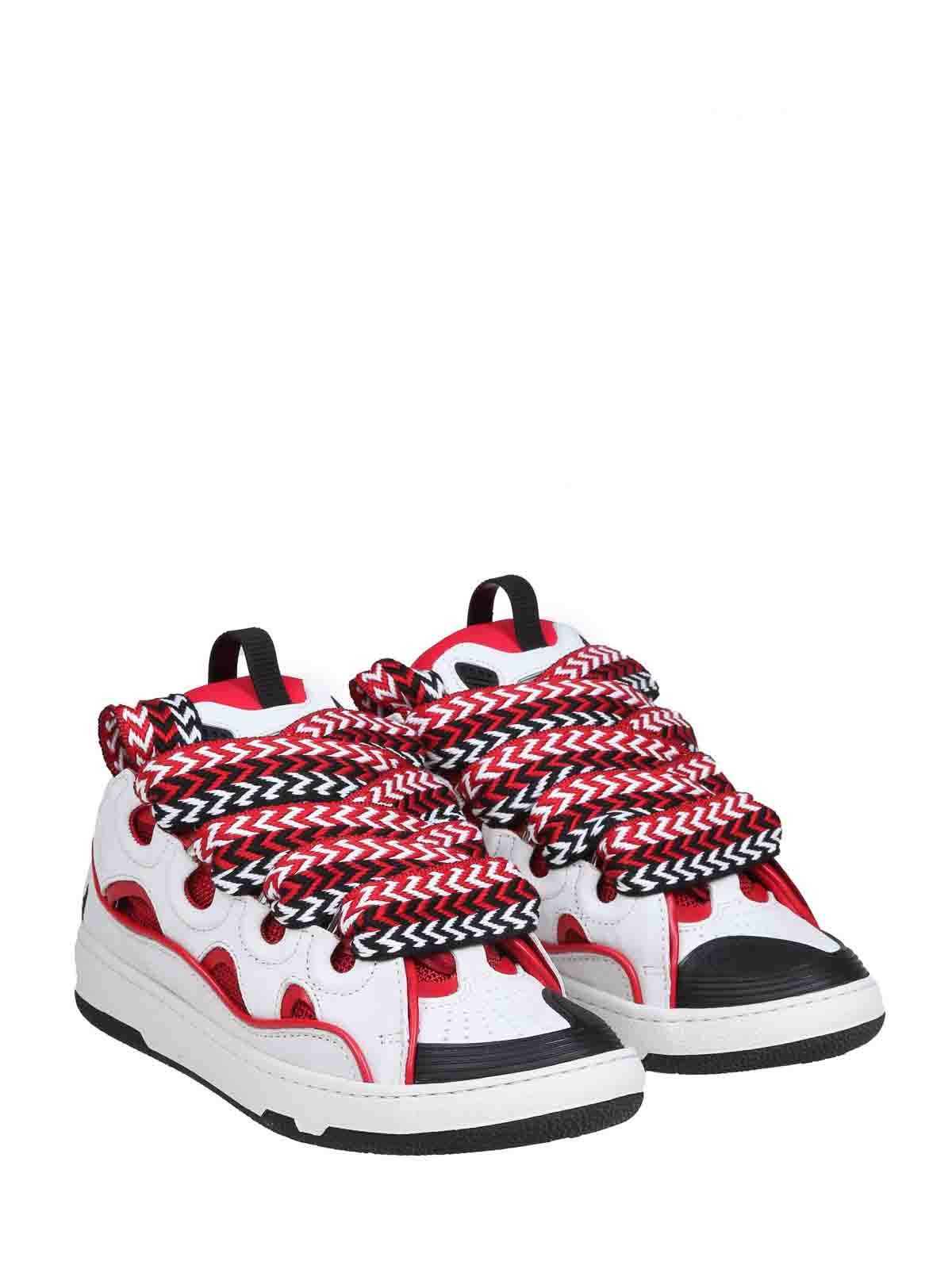Lanvin oc11z0325 Curb Low-Top Sneakers in Multicolor Size US 8 / EU 41 - 2 Thumbnail