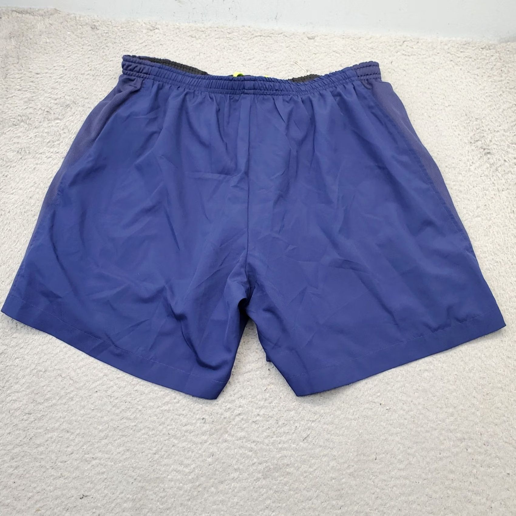 Vintage Road Runner Sports Running Shorts Mens XL Blue Stretch Athletic Drawstring Shorts Size US 36 / EU 52 - 2 Thumbnail