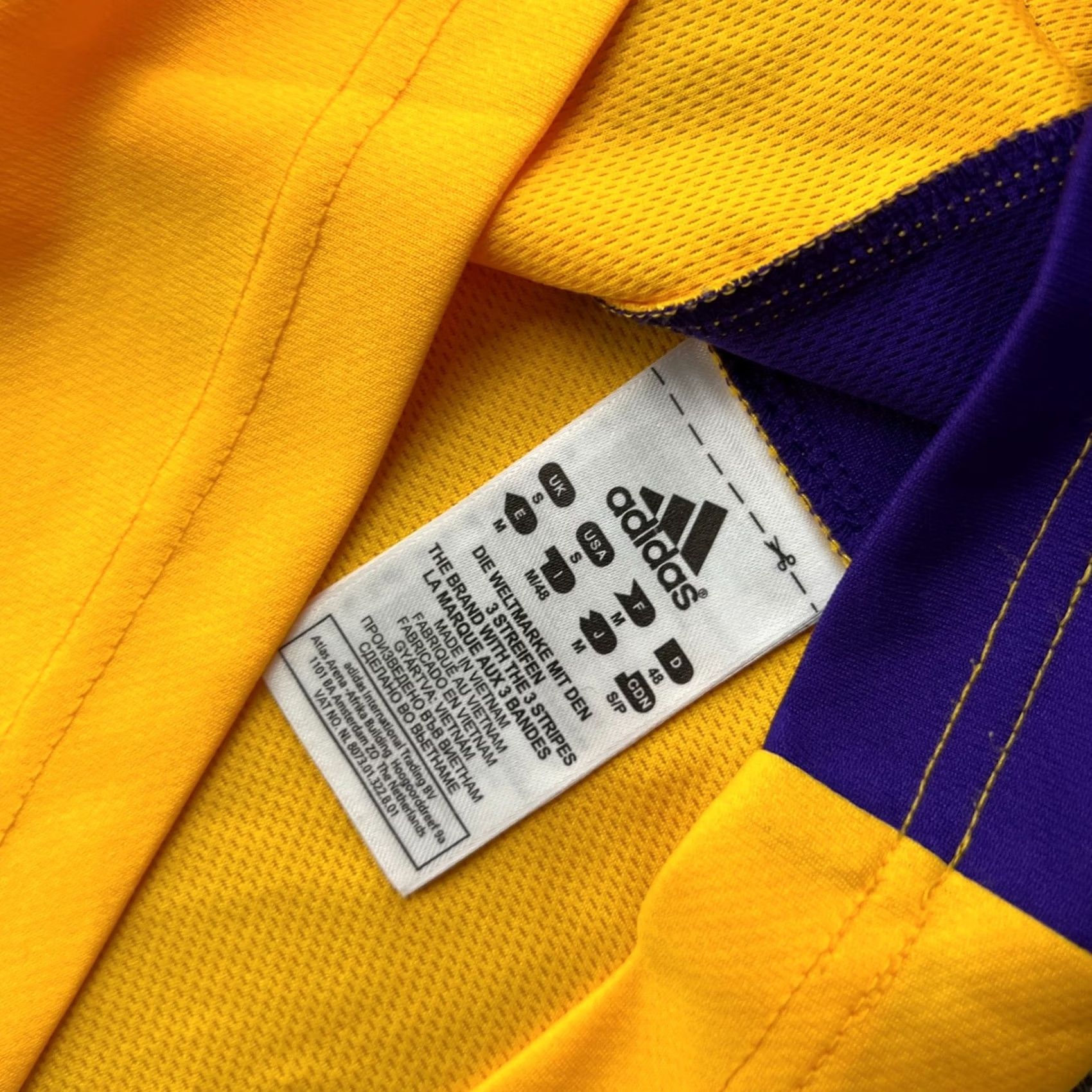 Adidas LA Lakers Kobe Bryant 2012 Basketball Jersey Mens Small Sleeveless Tank Adidas Yellow Size US S / EU 44-46 / 1 - 7 Thumbnail