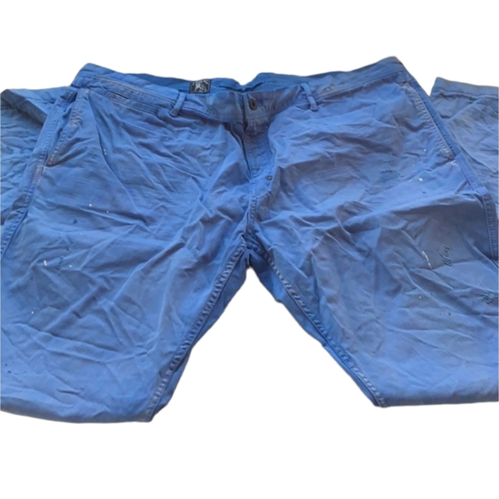 Prps NWT PRPS chino distressed baby blue paint pants savoy fit 32 Size US 32 / EU 48 - 2 Thumbnail