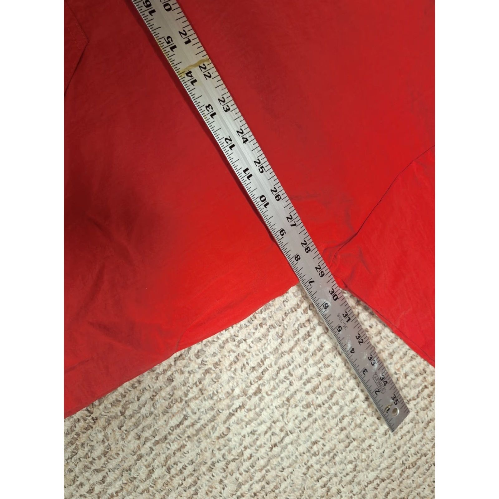 Marlboro VINTAGE Marlboro Country Store Windbreaker XL Jacket Ribbed Band Collar Logo Nylon Zip Red Men XL Autumn Spring Summer Winter Weather Jacket Size US XL / EU 56 / 4 - 3 Thumbnail