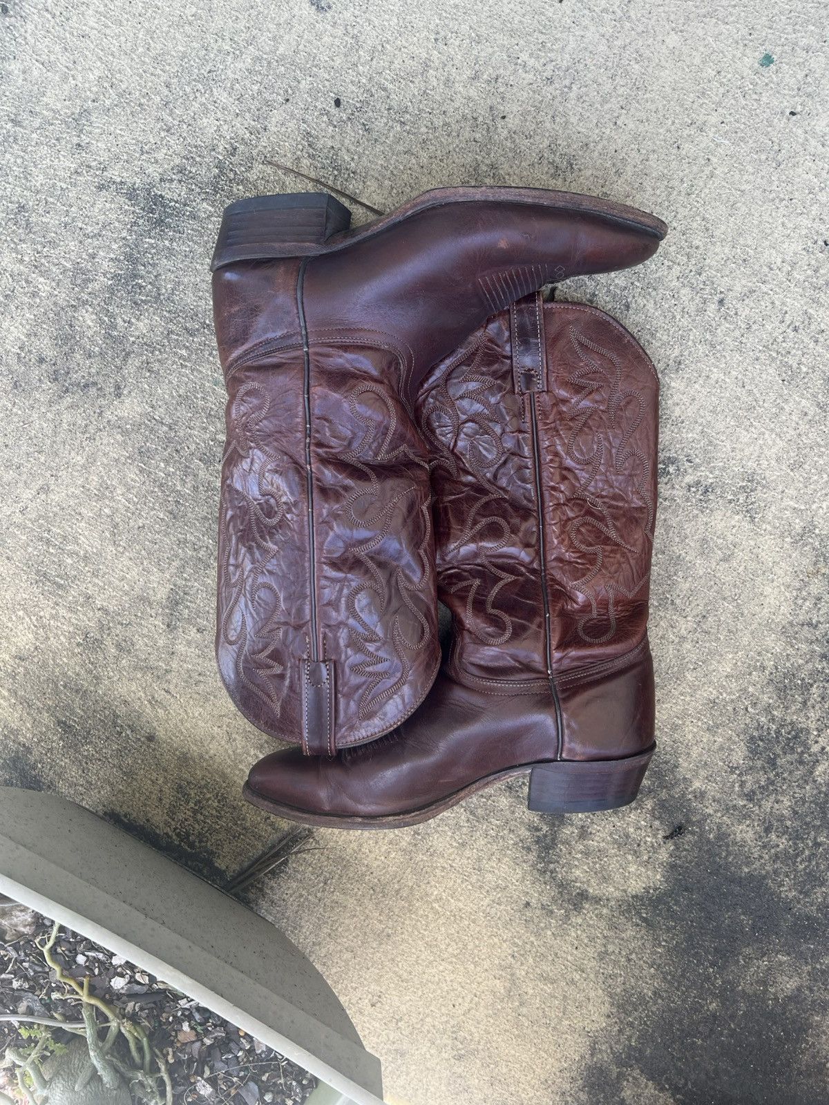 Vintage Great Western Boot Co Leather Cowboy Boots Size US 11 / EU 44 - 2 Thumbnail