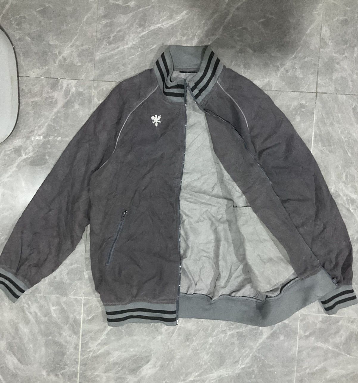 Japanese Brand × Other Japan Brand Sweat Leather 2 Line Stripe Size US L / EU 52-54 / 3 - 2 Thumbnail