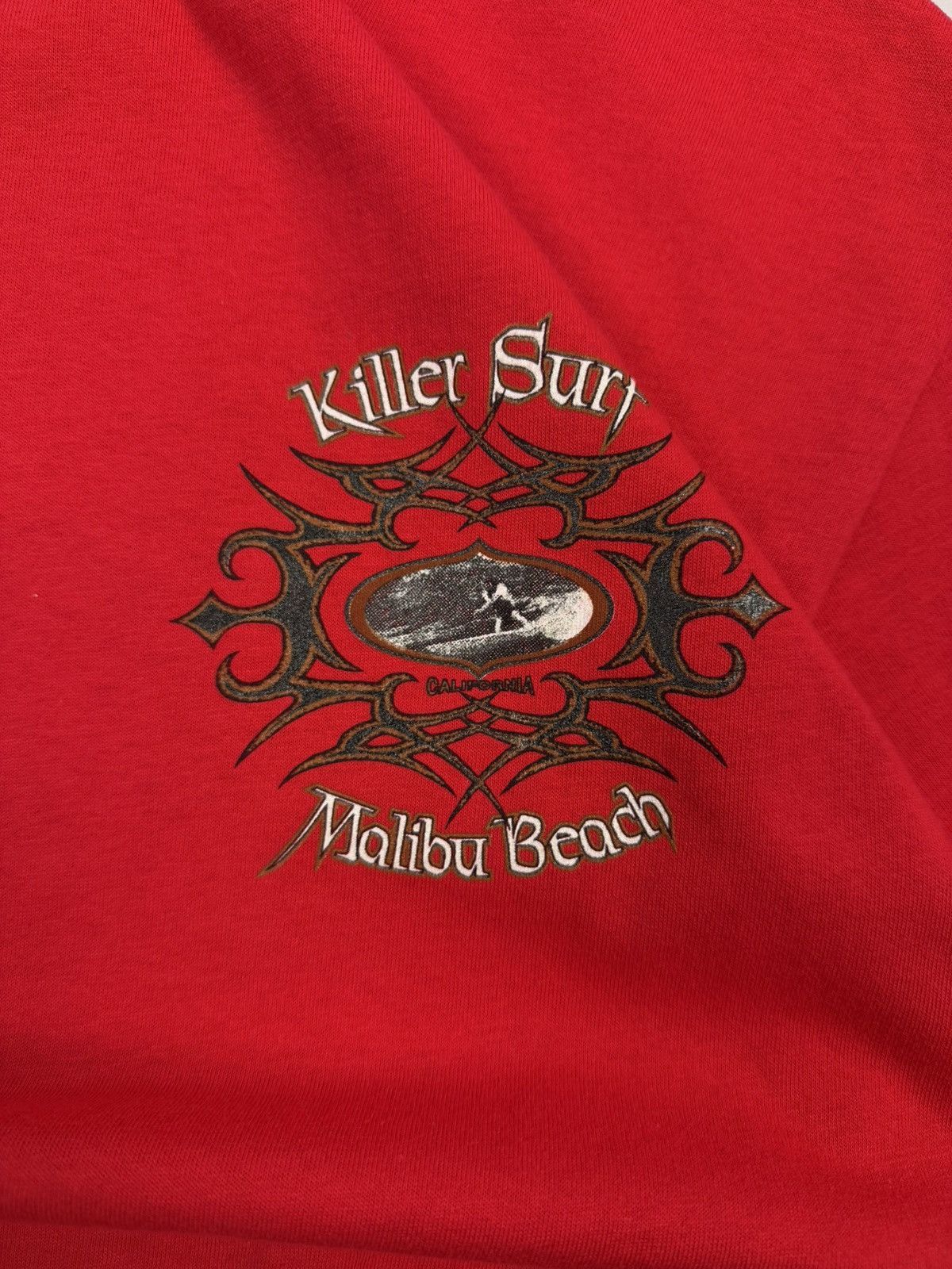 Riddell vintage Y2K Riddell Killer Surf Tee L Red Single Stitch 90s Size US L / EU 52-54 / 3 - 9 Thumbnail